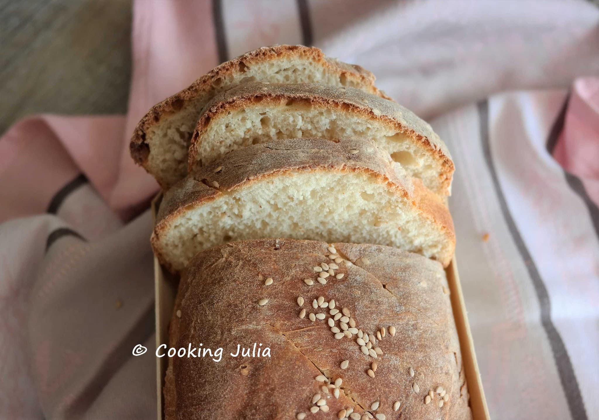 PAIN AU SÉSAME AVEC LA CRAZY DOUGH