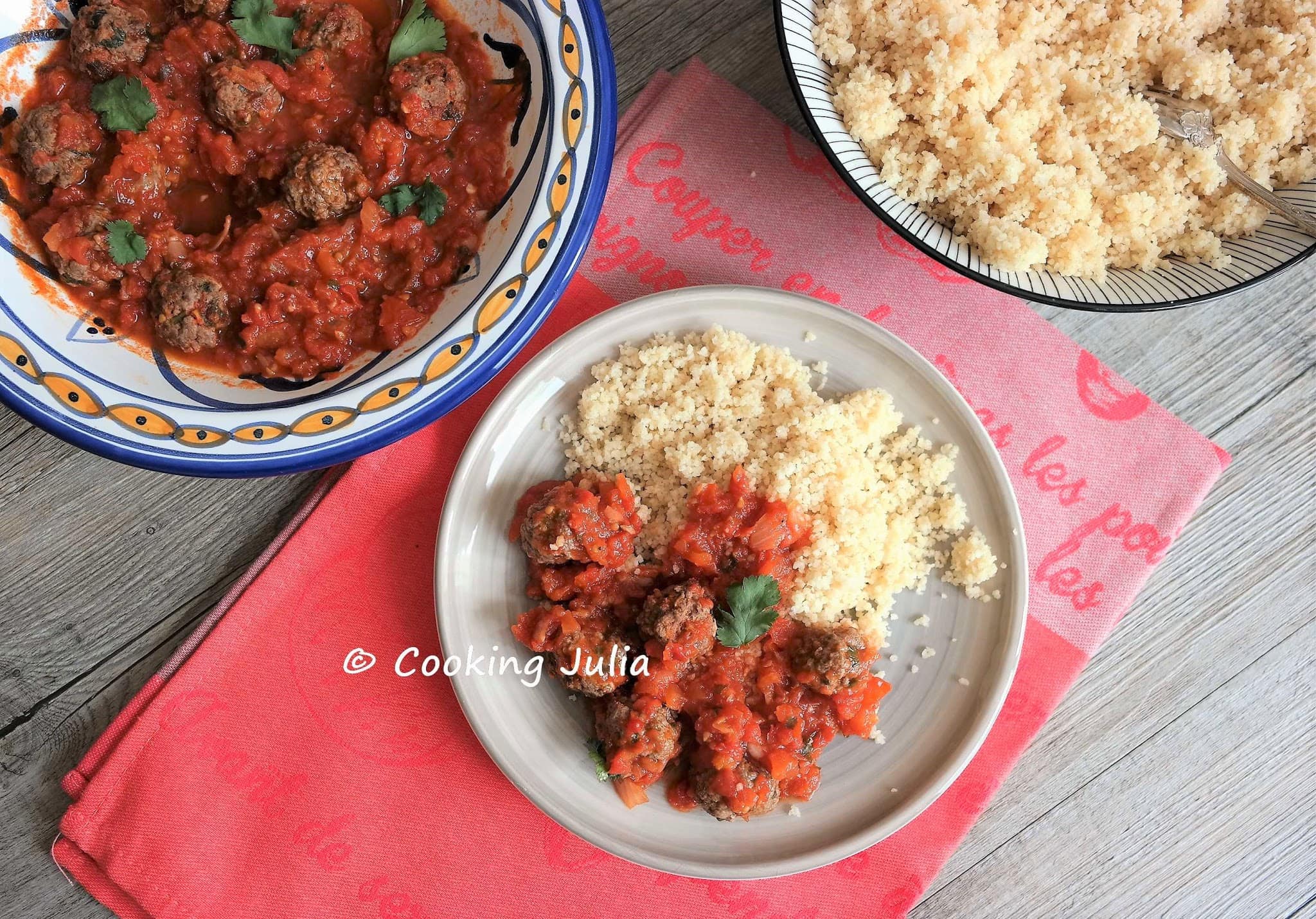 KEFTAS DE BŒUF À LA TOMATE