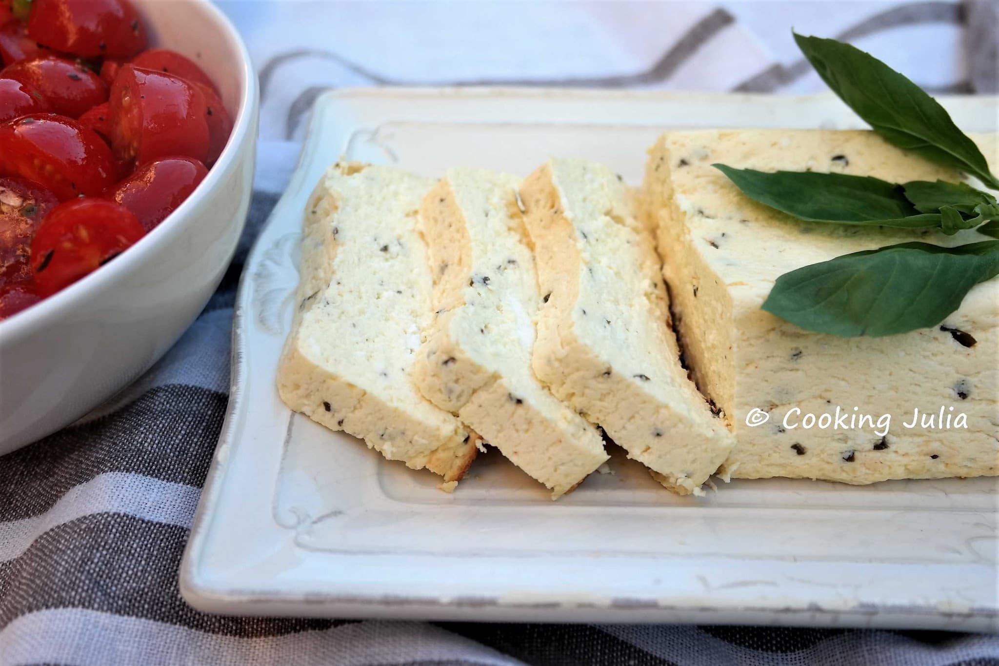 TERRINE DE FETA AU BASILIC