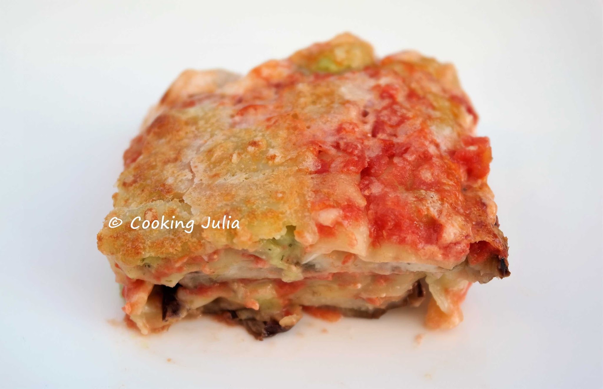 LASAGNES DE RAVIOLES AUX AUBERGINES