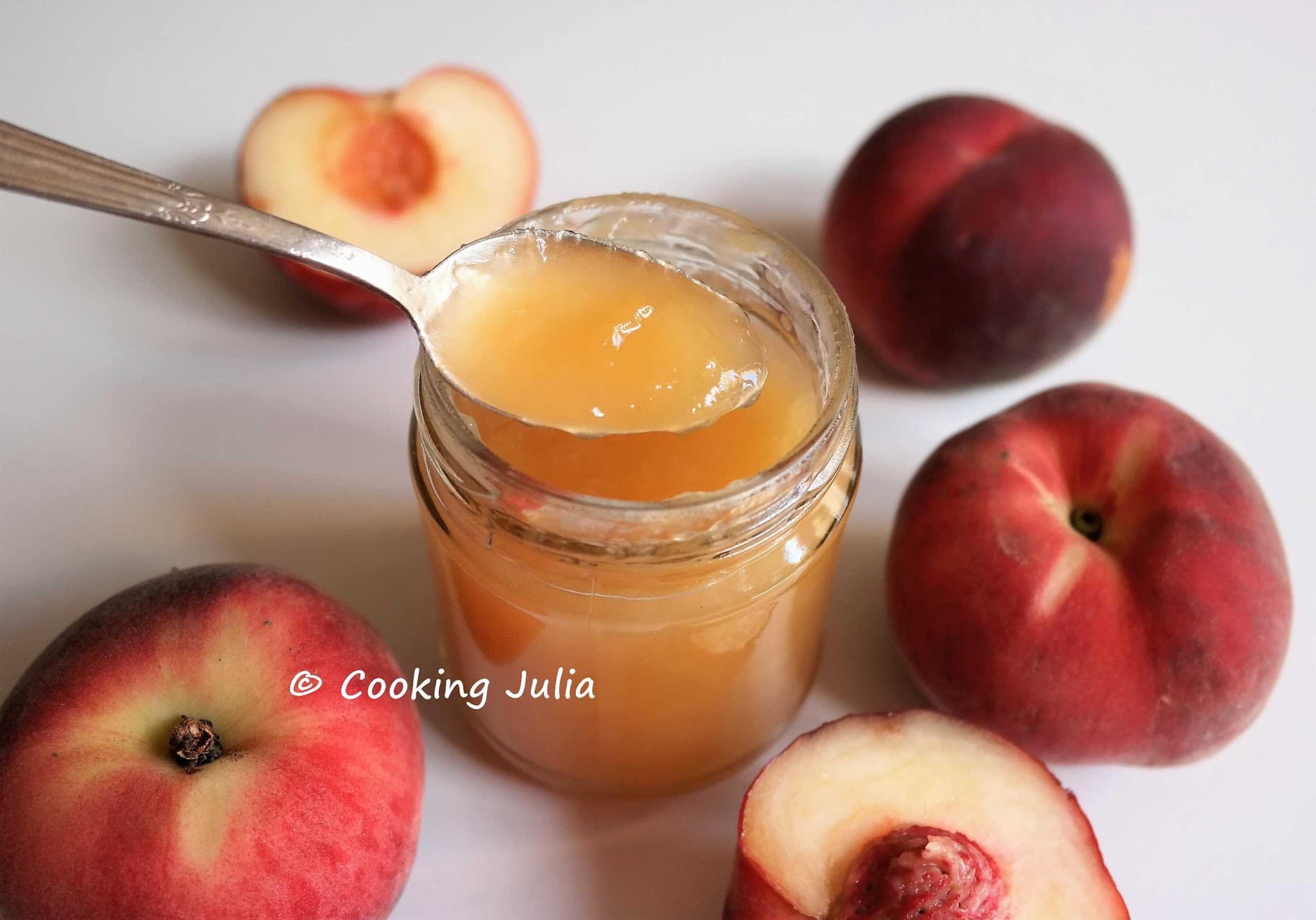 CONFITURE DE PÊCHES BLANCHES