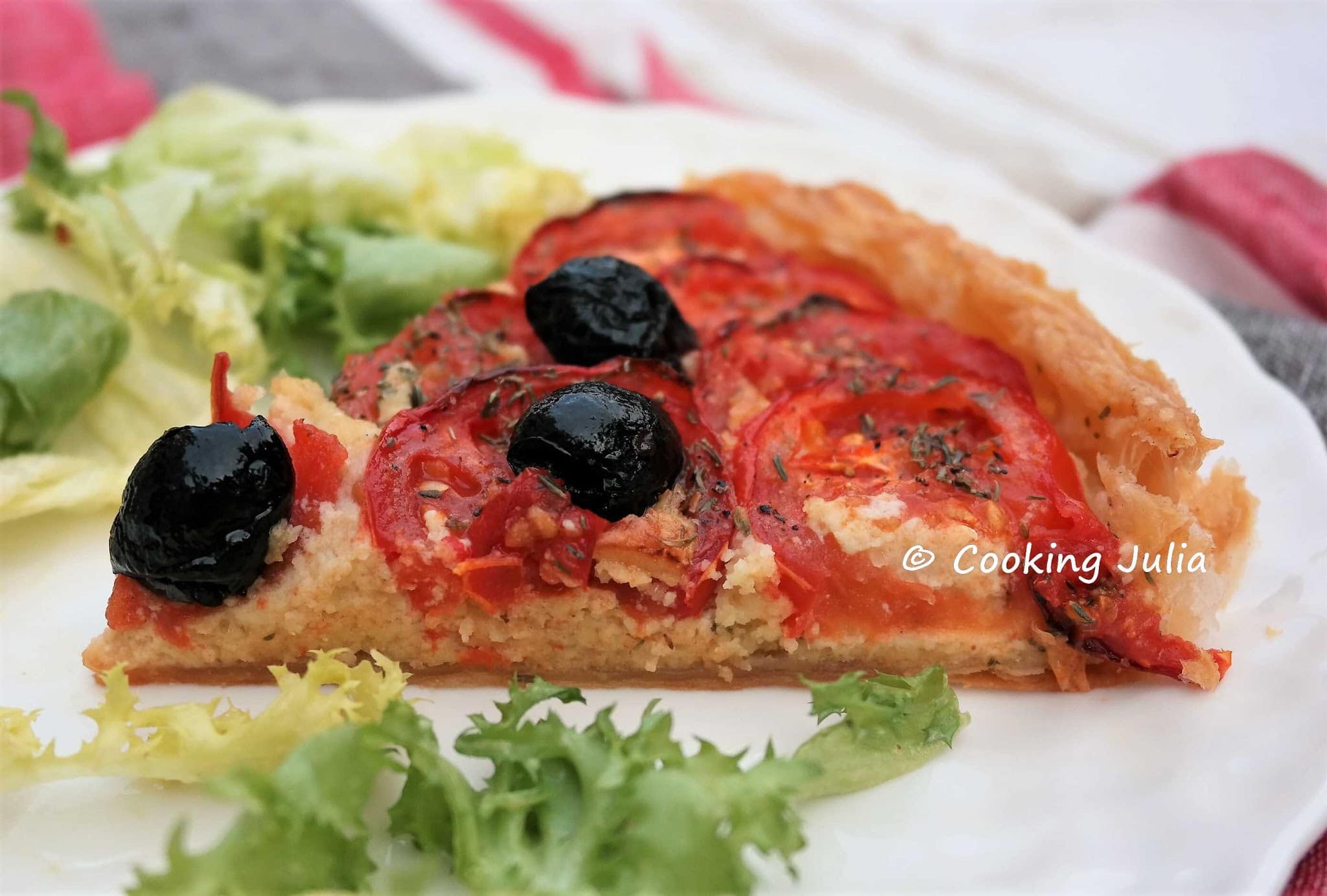 TARTE AUX TOMATES ET À L&rsquo;AMANDE D&rsquo;OTTOLENGHI