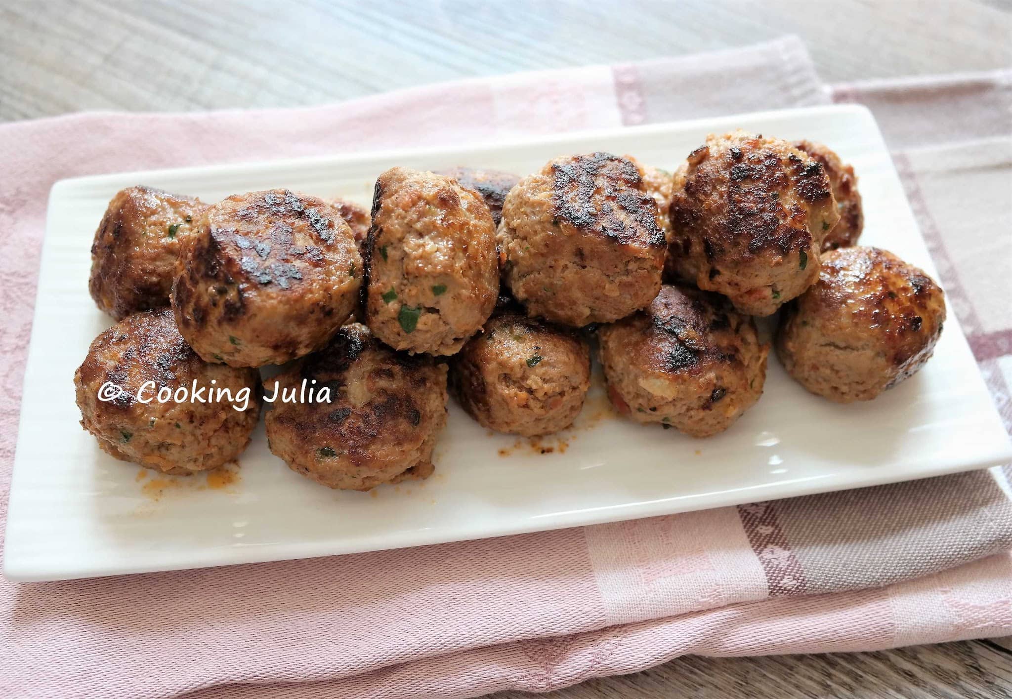 BOULETTES DE BŒUF AU CHORIZO