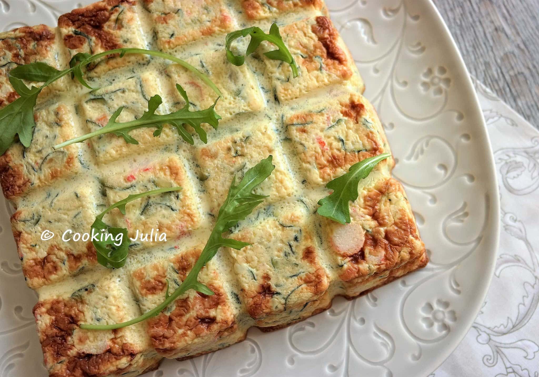 FLAN DE COURGETTES AU SURIMI