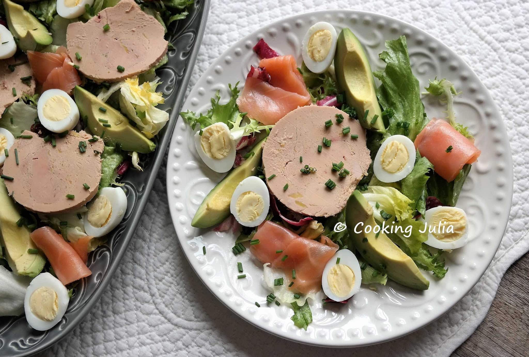 Salade festive terre-mer