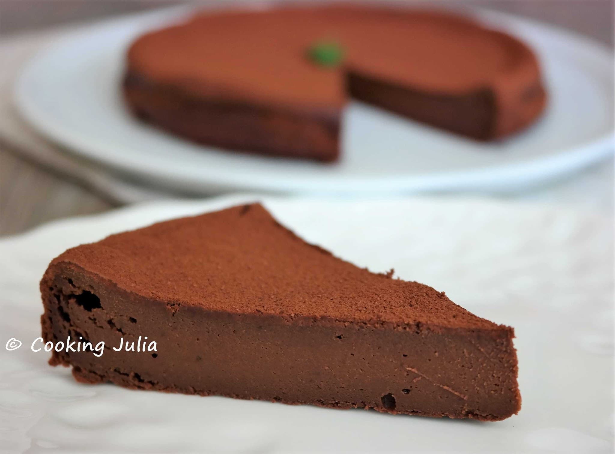 FONDANT AU CHOCOLAT ET FROMAGE BLANC