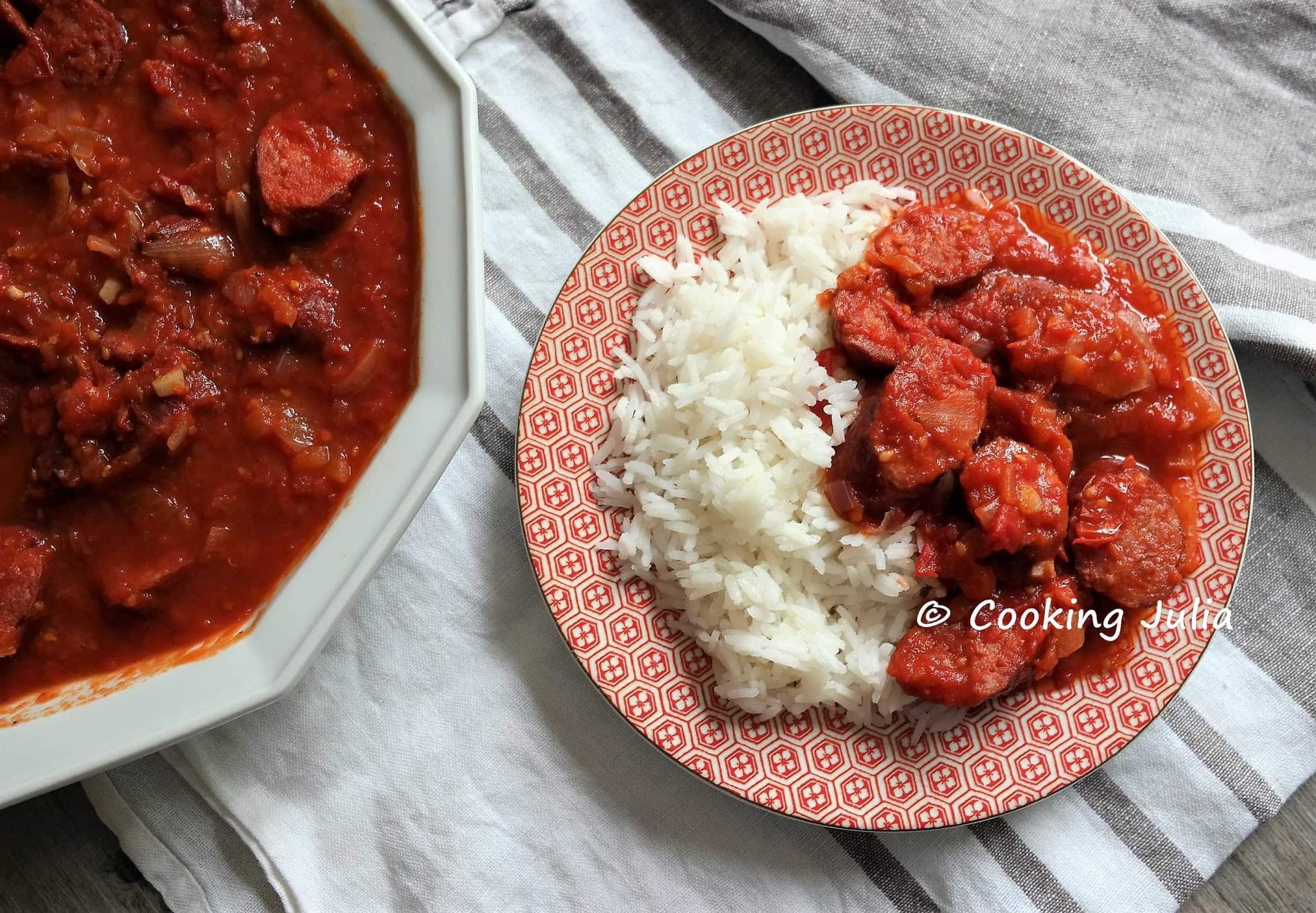 ROUGAIL SAUCISSES