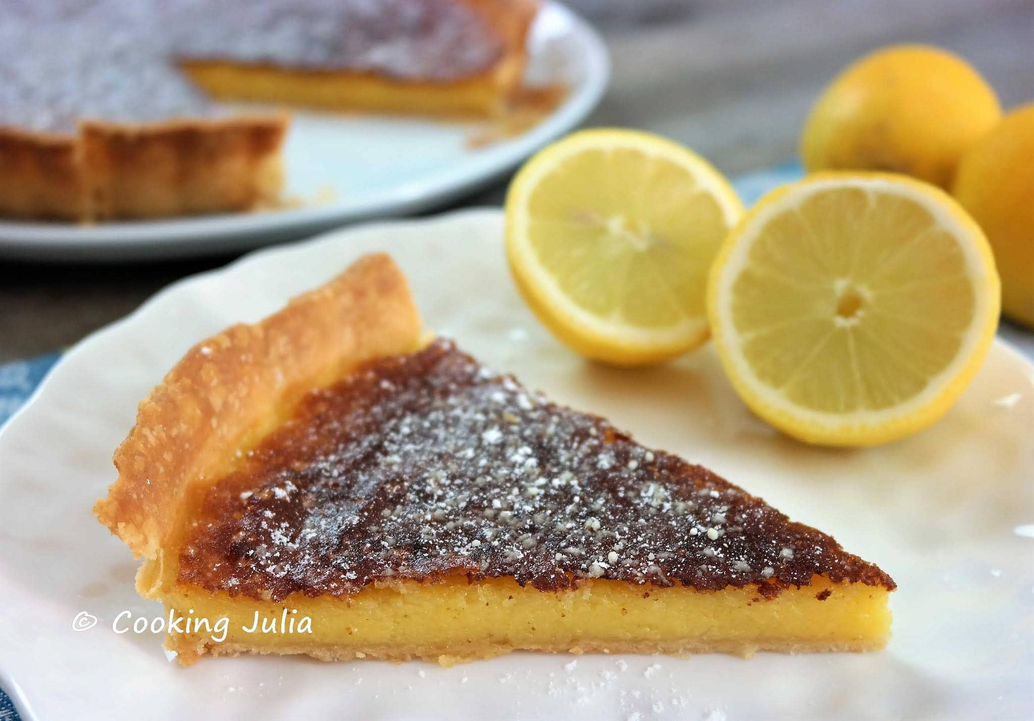TARTE AU CITRON DES PARESSEUX