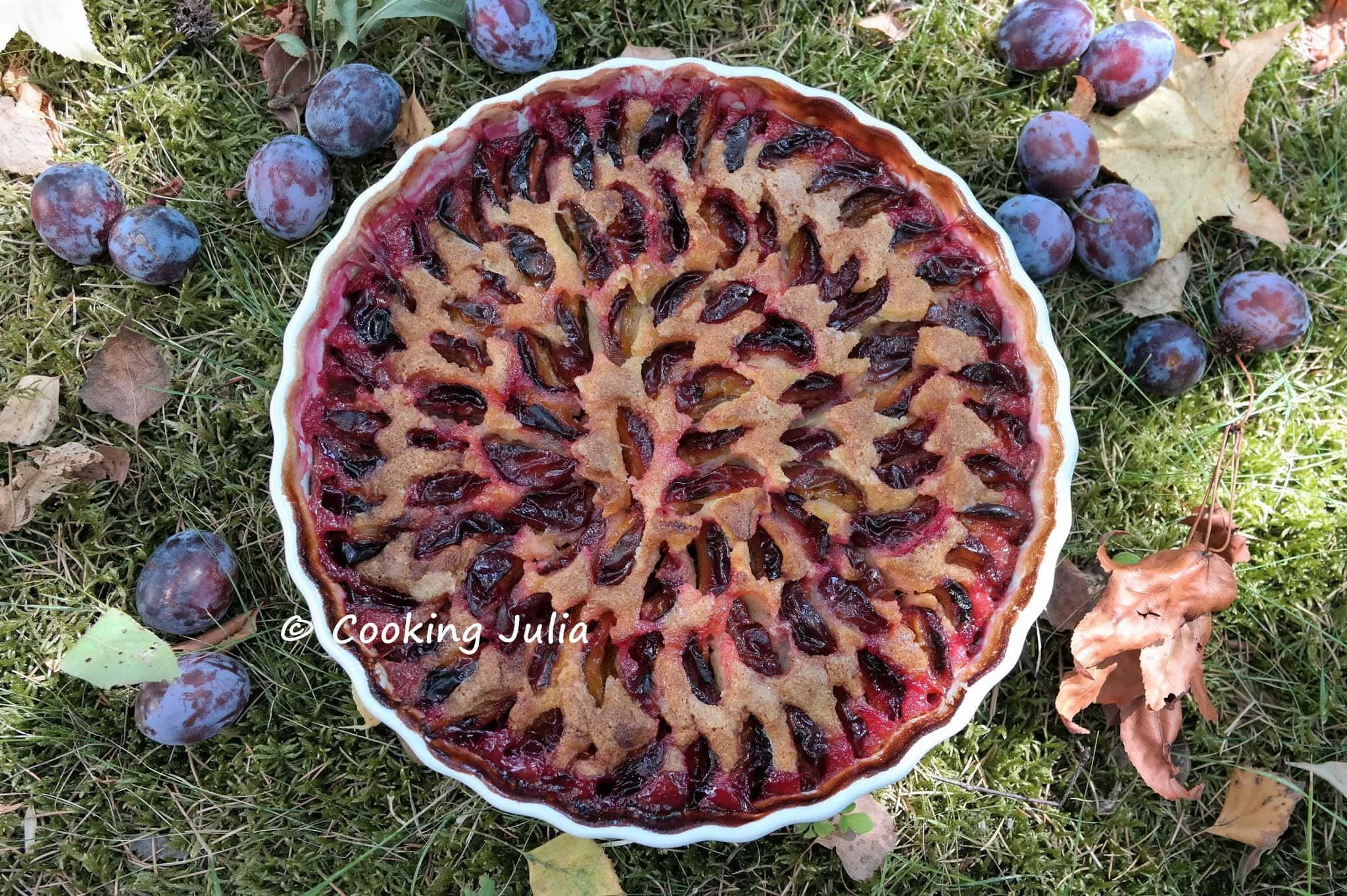 TARTE SUISSE AUX PRUNES