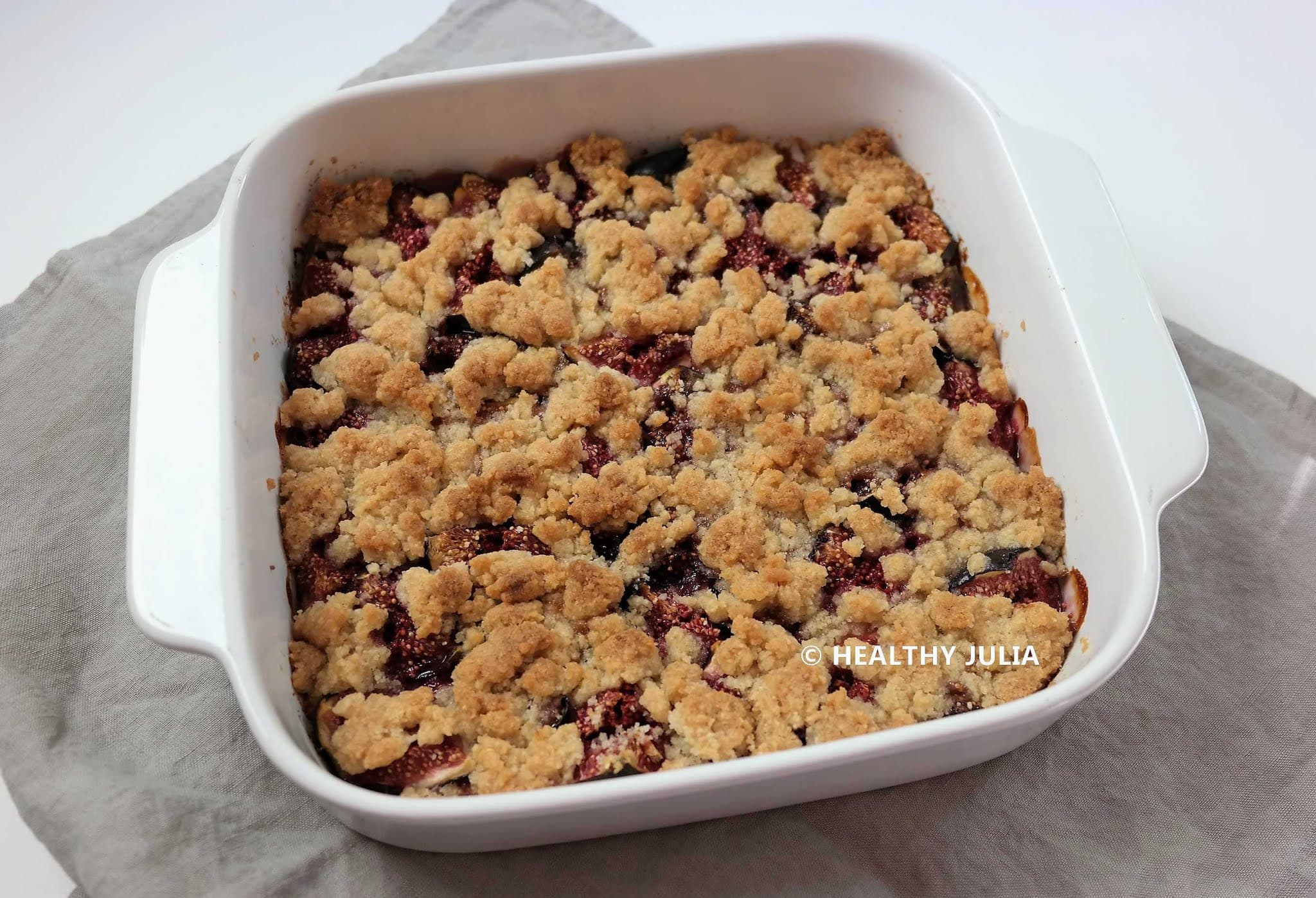CRUMBLE FIGUES-AMANDE