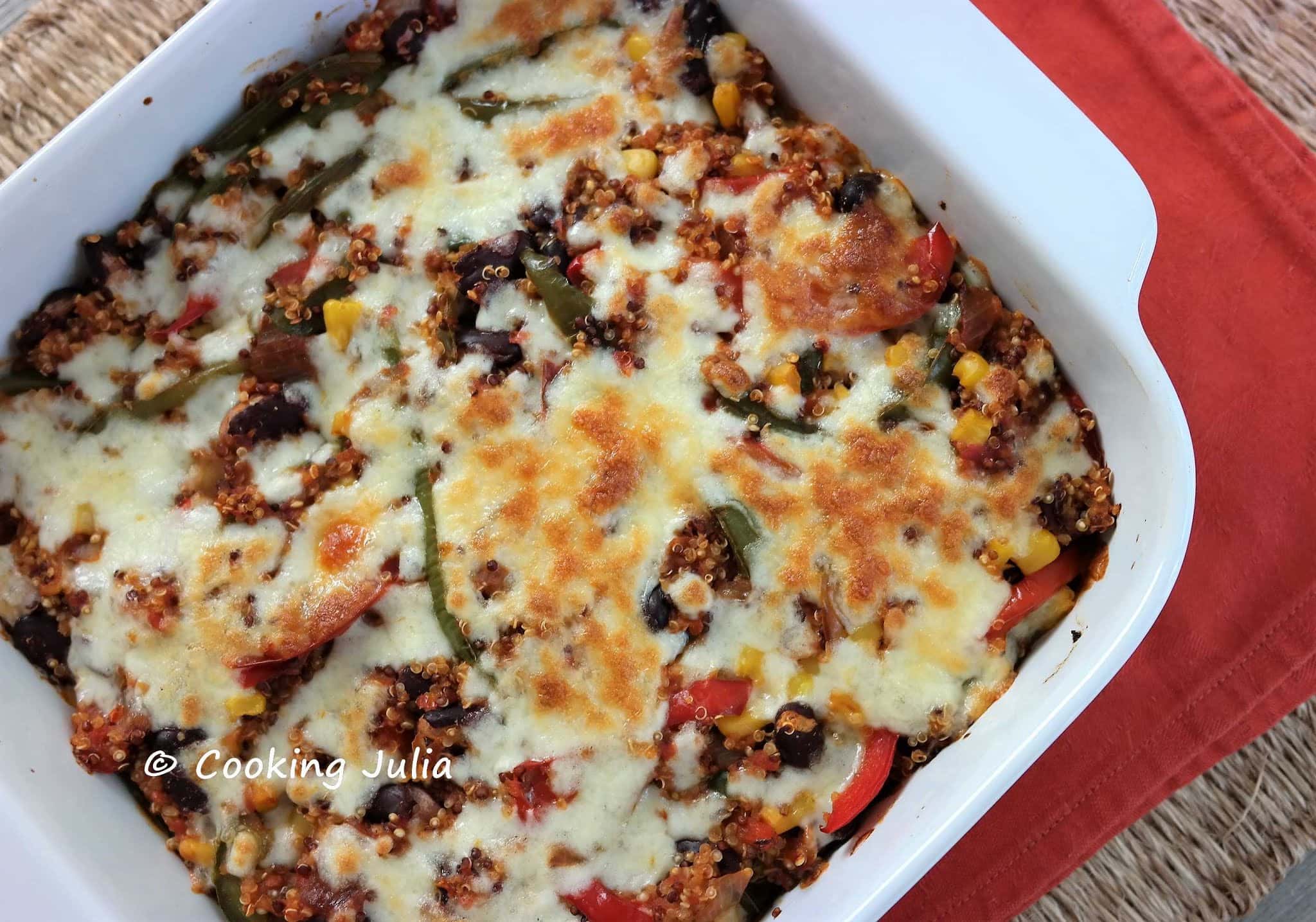 QUINOA AUX POIVRONS À LA TEX-MEX