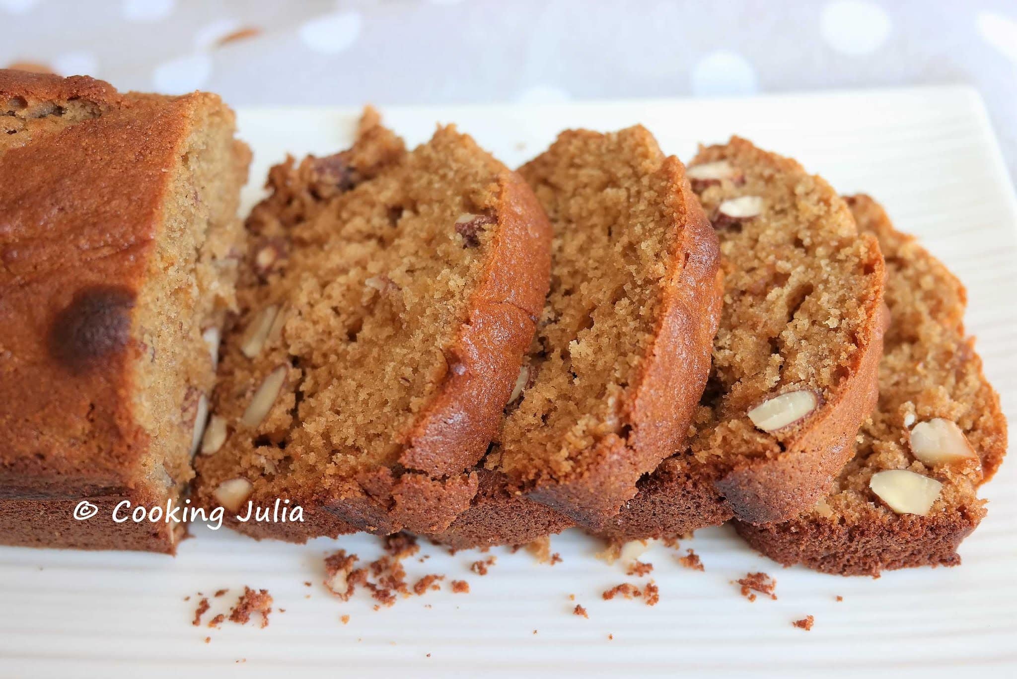 CAKE AU MIEL, AMANDES ET LAIT RIBOT