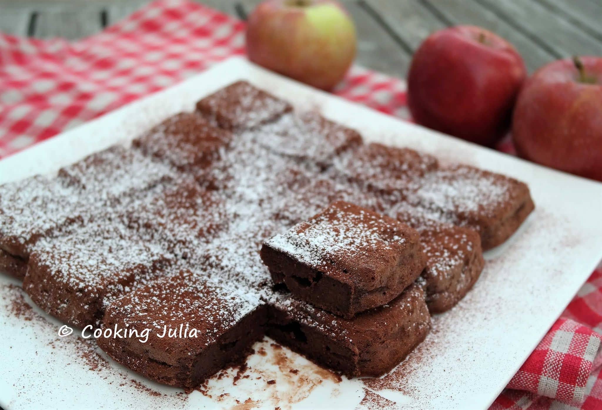 GÂTEAU AU CHOCOLAT À LA COMPOTE DE POMMES ET MISE À JOUR DES INDEX À FIN SEPT. 2018