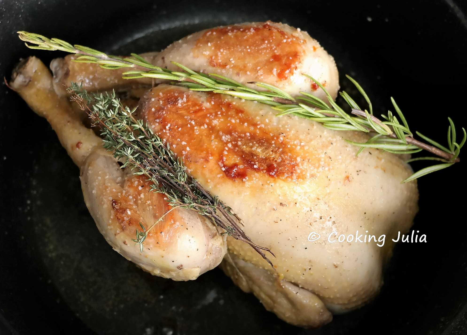 POULET RÔTI AUX HERBES