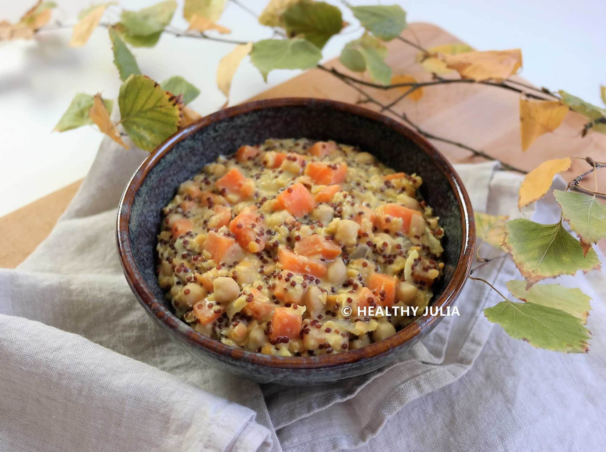 ONE-PAN DHAL AUX PATATES DOUCES