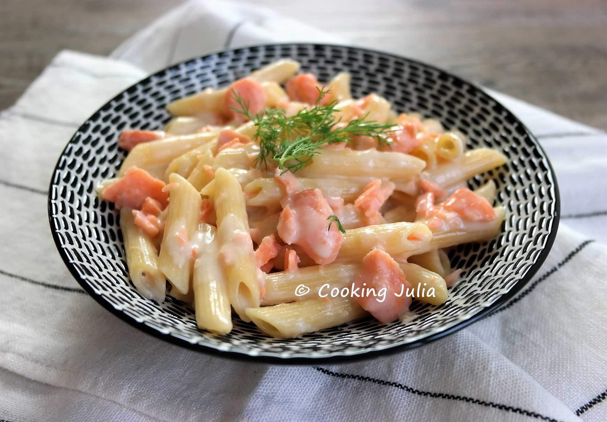 ONE-PAN PASTA AU SAUMON FUMÉ