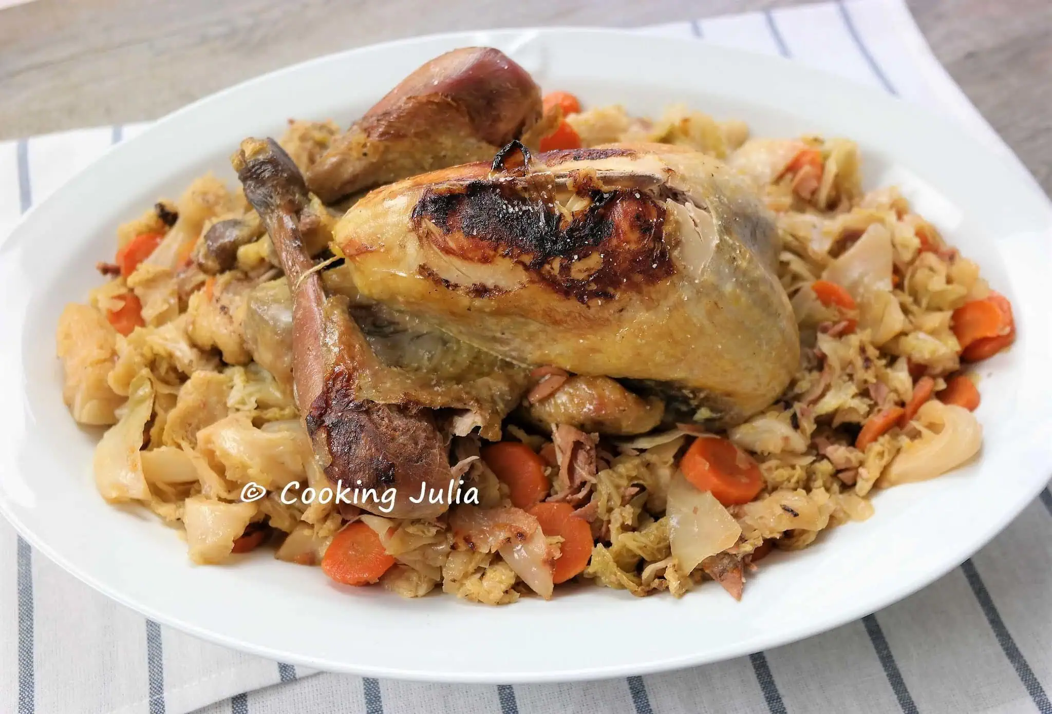 PINTADE AU CHOU