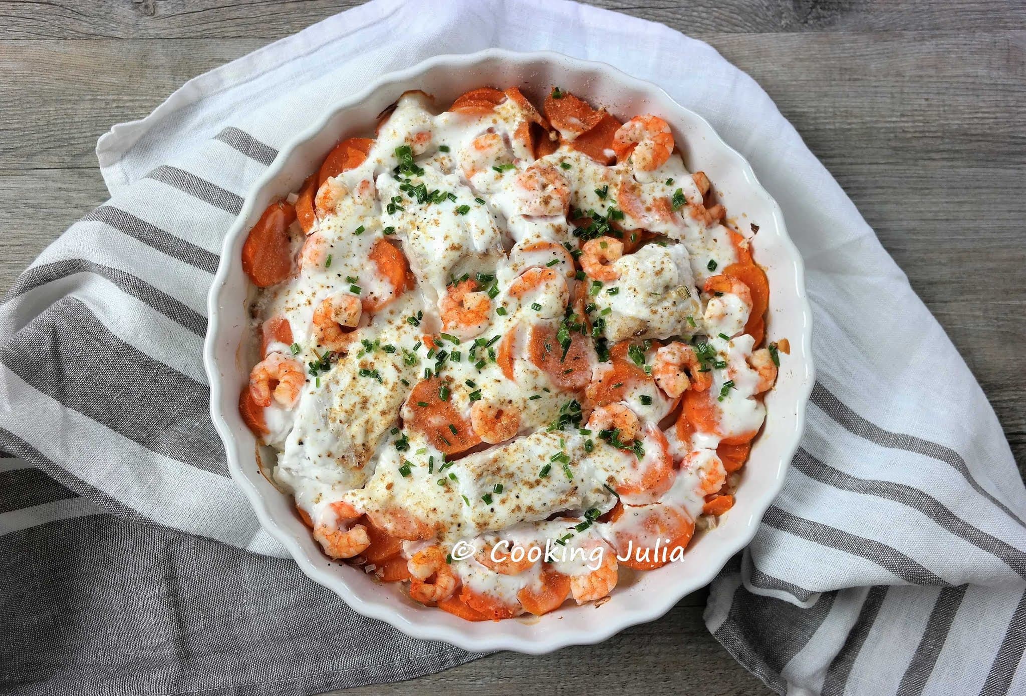 DUO DE LA MER AUX PATATES DOUCES ET CRÈME DE COCO