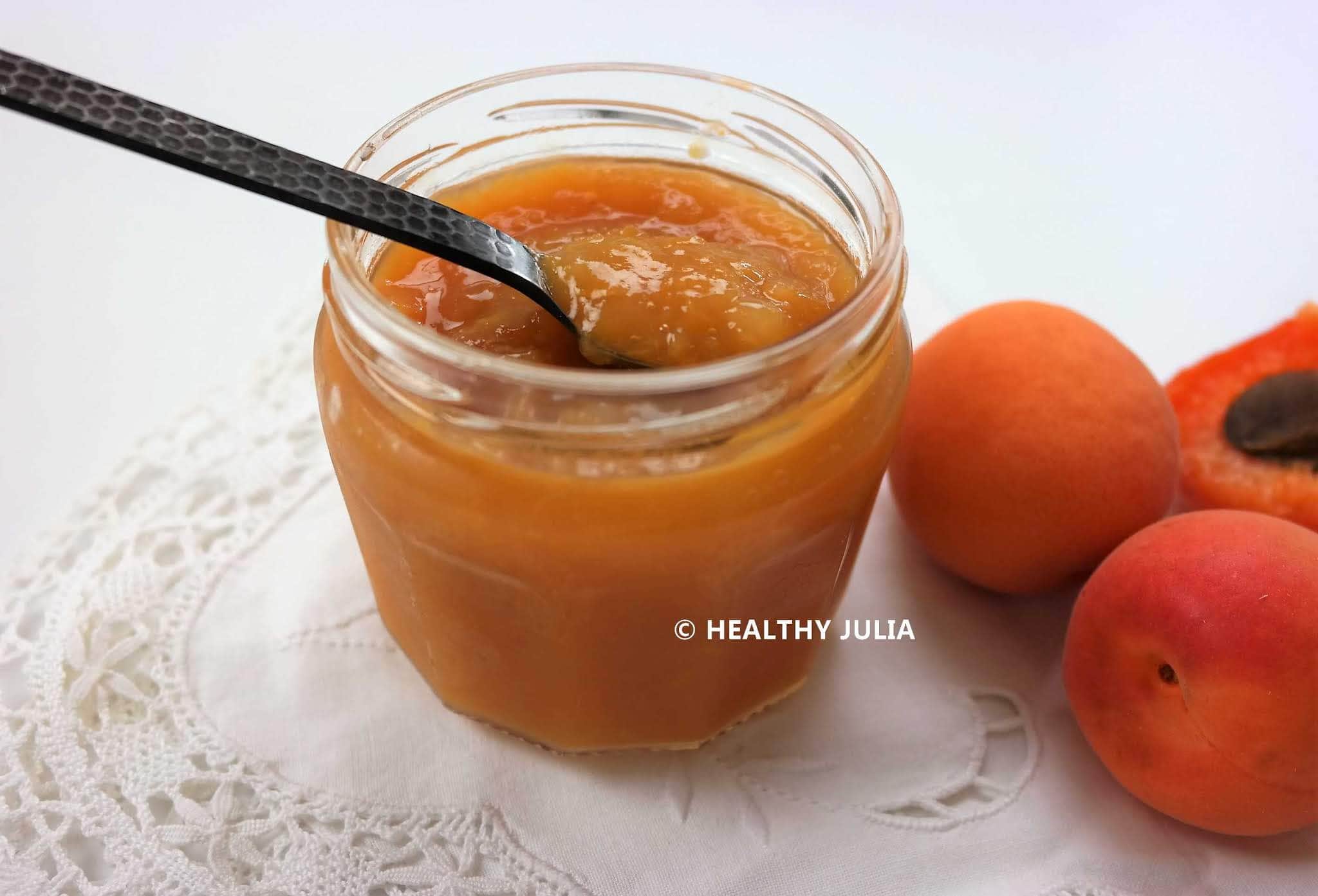 CONFITURE D&rsquo;ABRICOTS SANS SUCRE AJOUTÉ