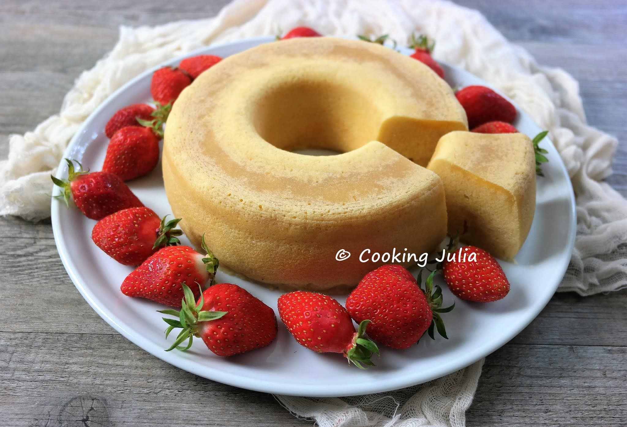 GÂTEAU AU LAIT CONCENTRÉ SUCRÉ (CUISSON VAPEUR)