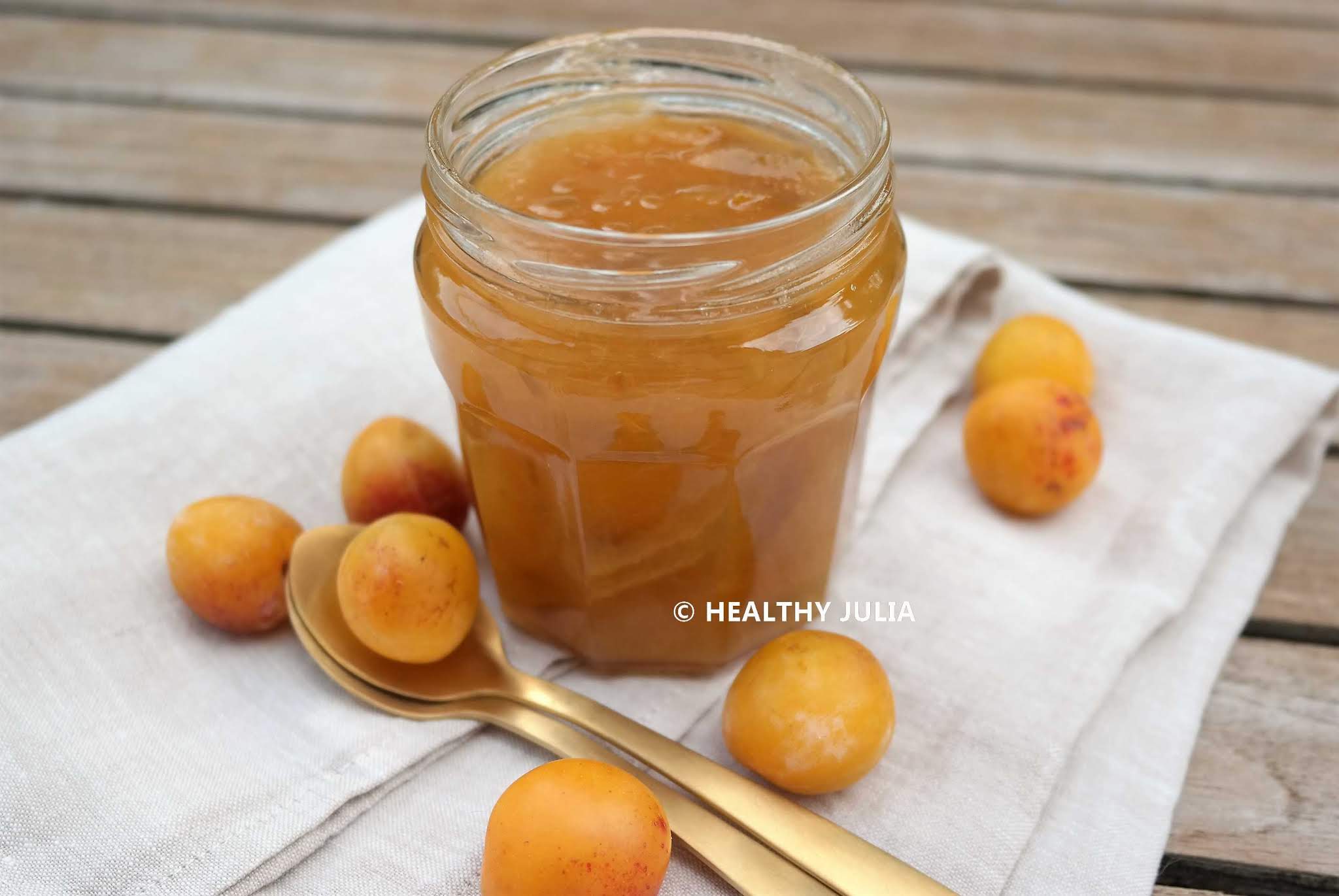 CONFITURE DE MIRABELLES ALLÉGÉE EN SUCRE