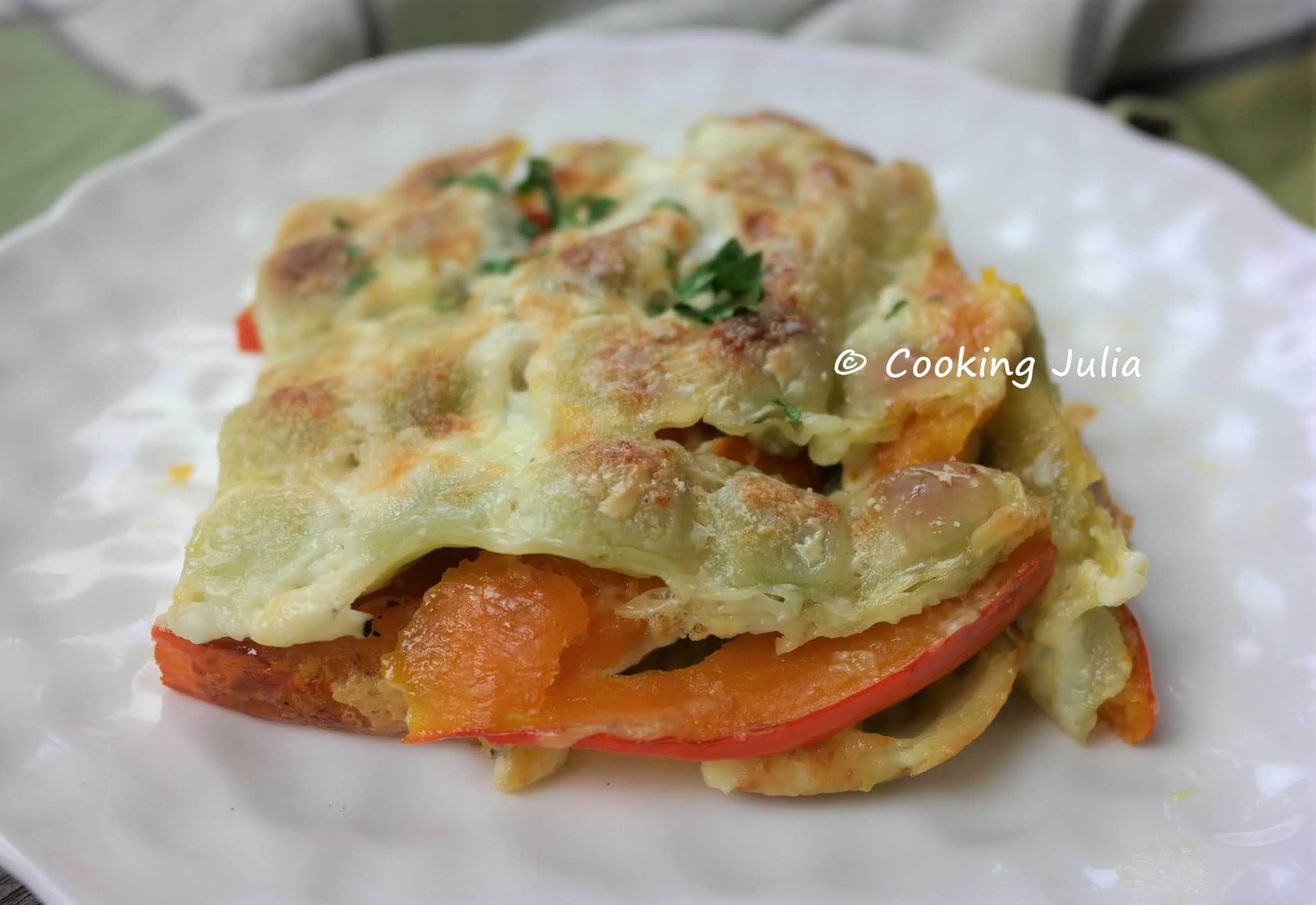 LASAGNES DE RAVIOLES AU POTIMARRON