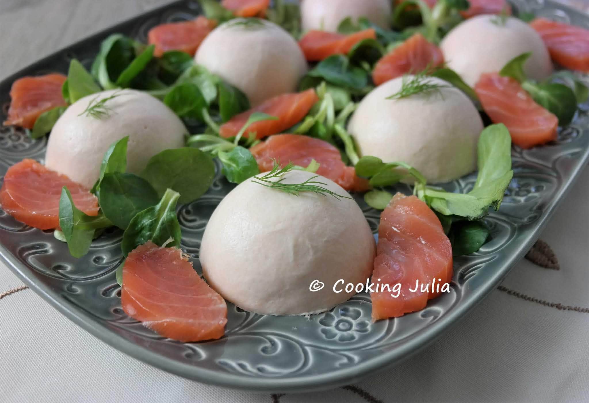 PANNA COTTA À LA TRUITE FUMÉE