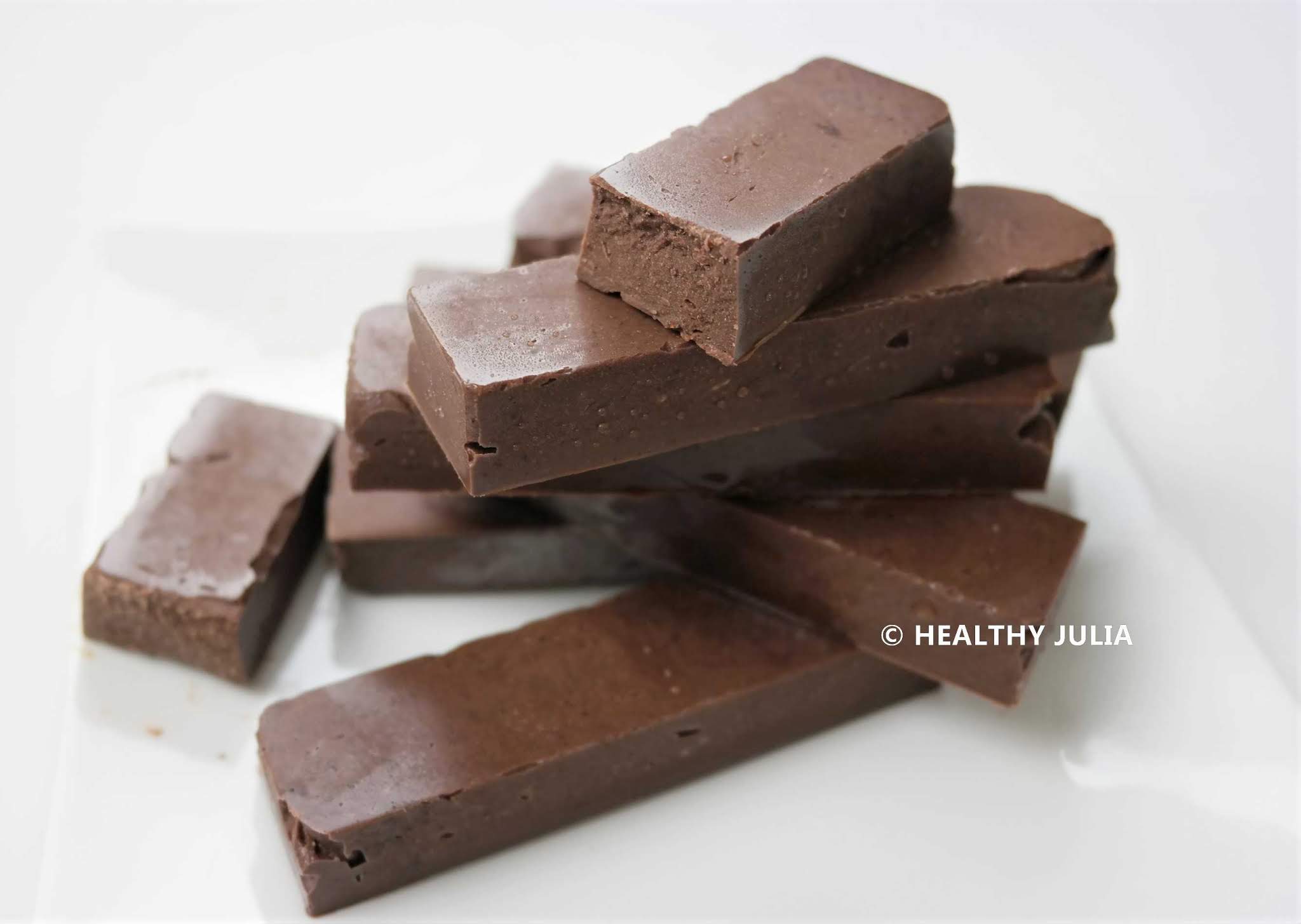 BARRES DE CHOCOLAT À LA NOIX DE COCO