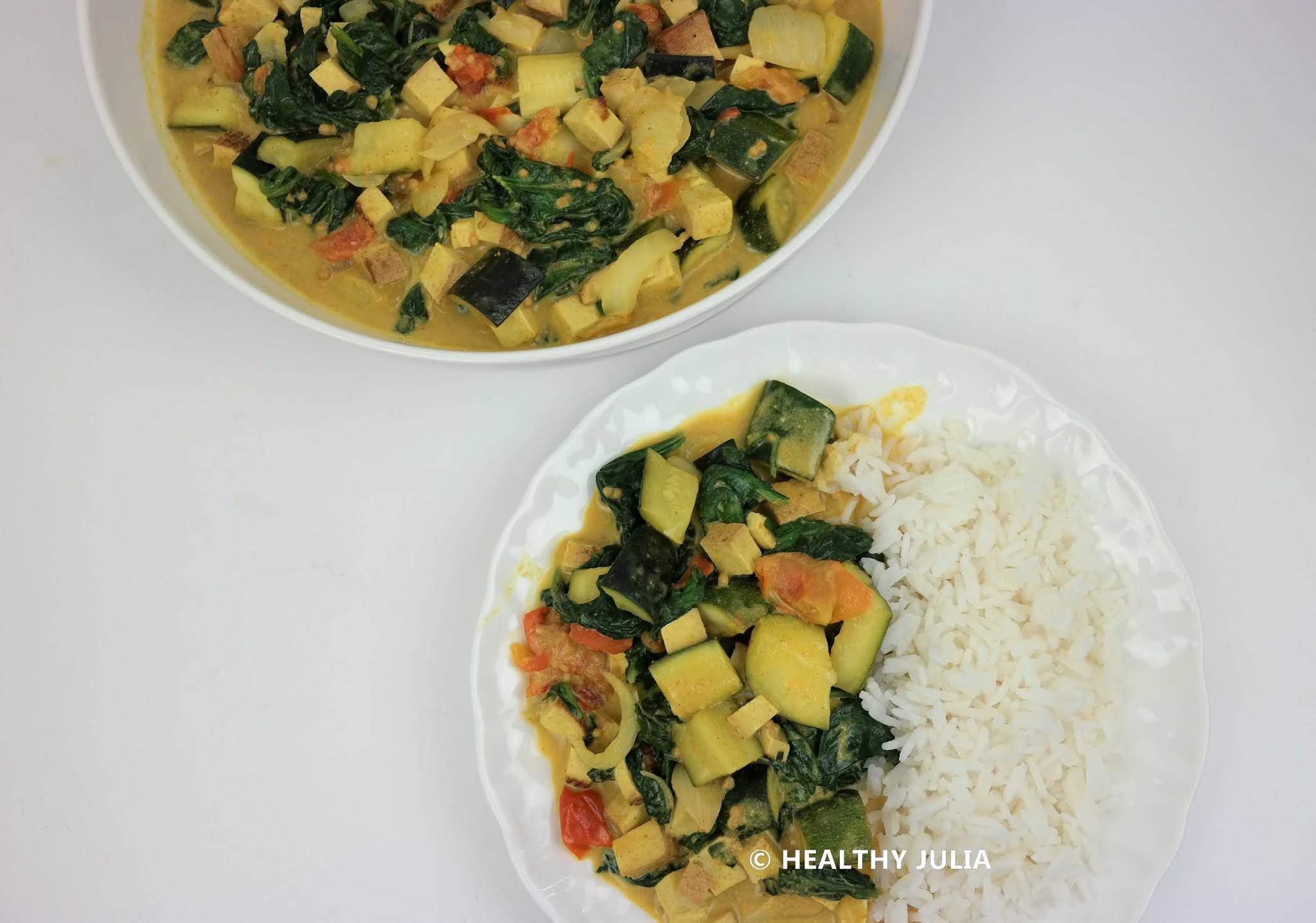 CURRY DE TOFU FUMÉ AUX LÉGUMES