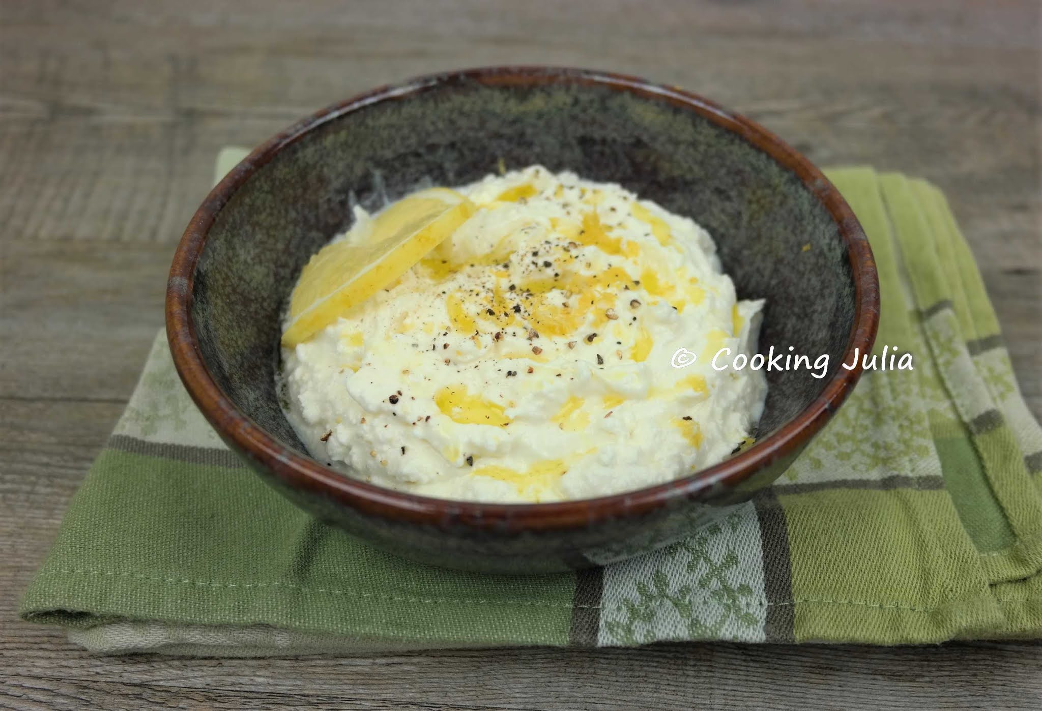 TARTINADE DE FETA AU CITRON