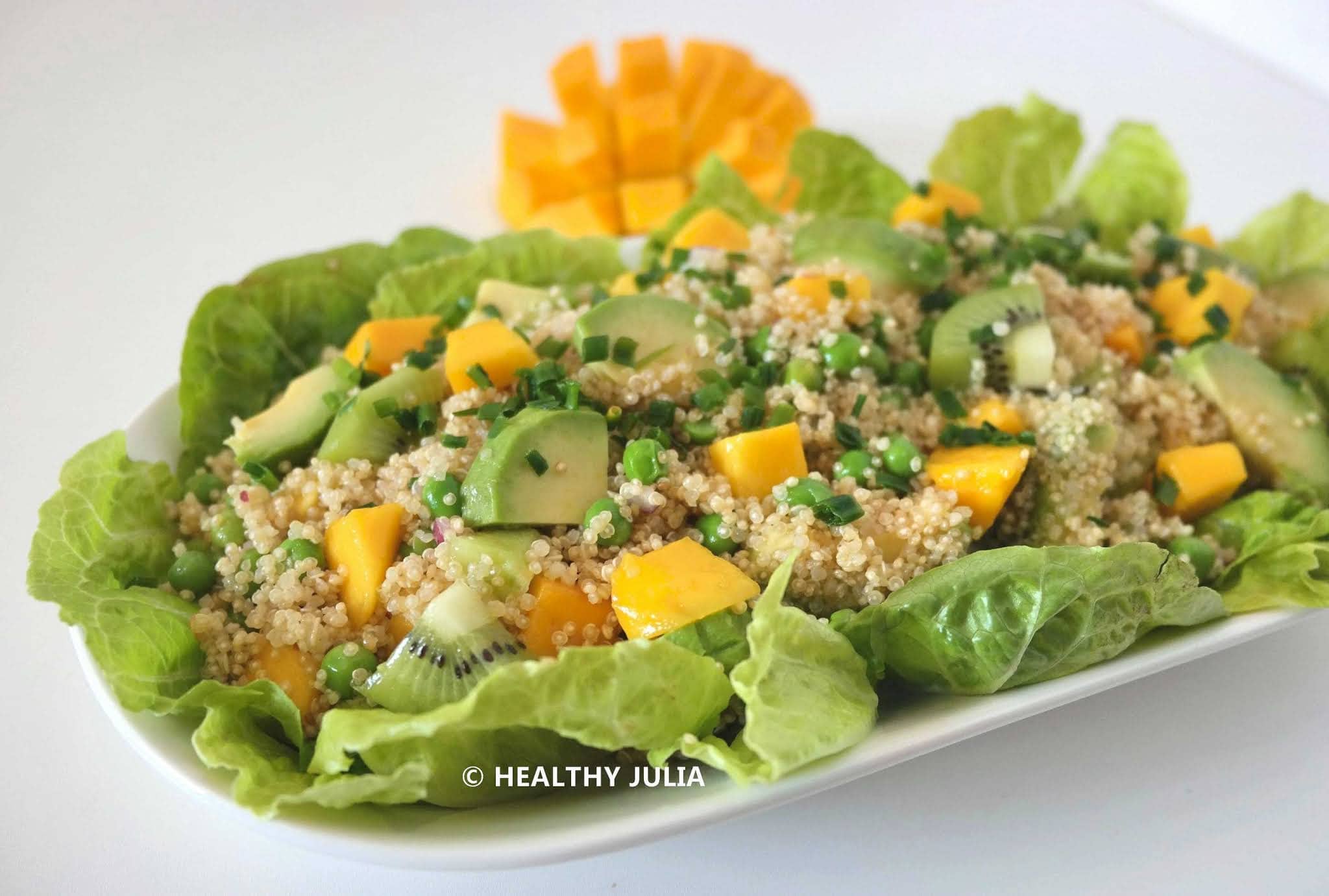 SALADE DE QUINOA À LA MANGUE