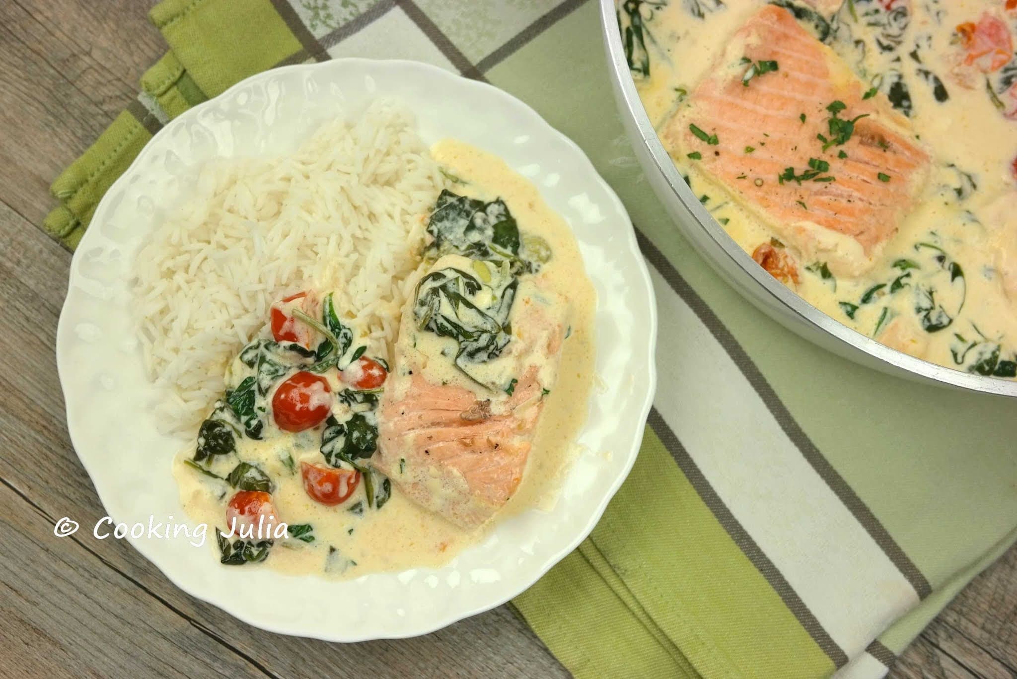 SAUMON À LA TOSCANE