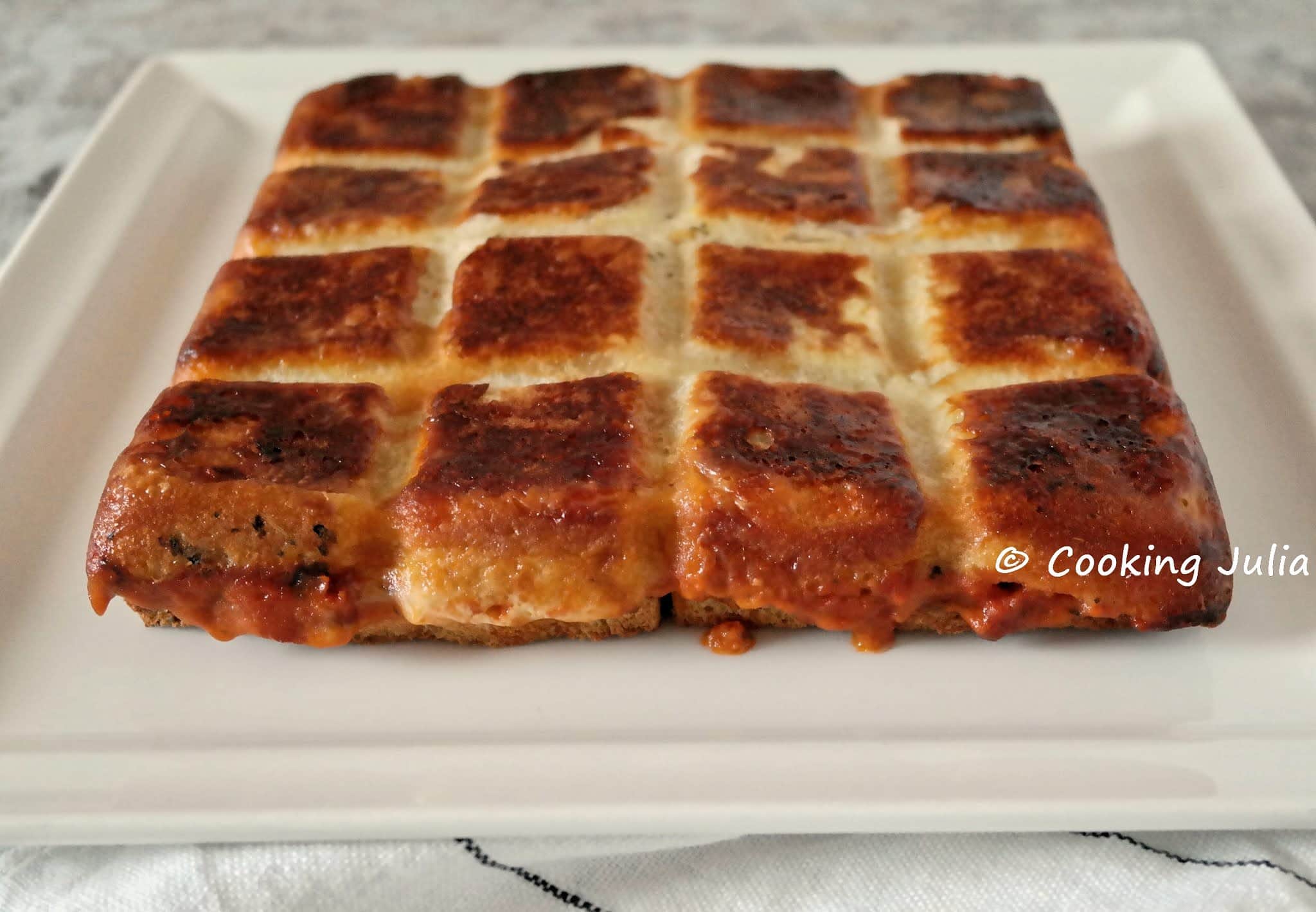 CROQUE-TABLETTE FAÇON PIZZA