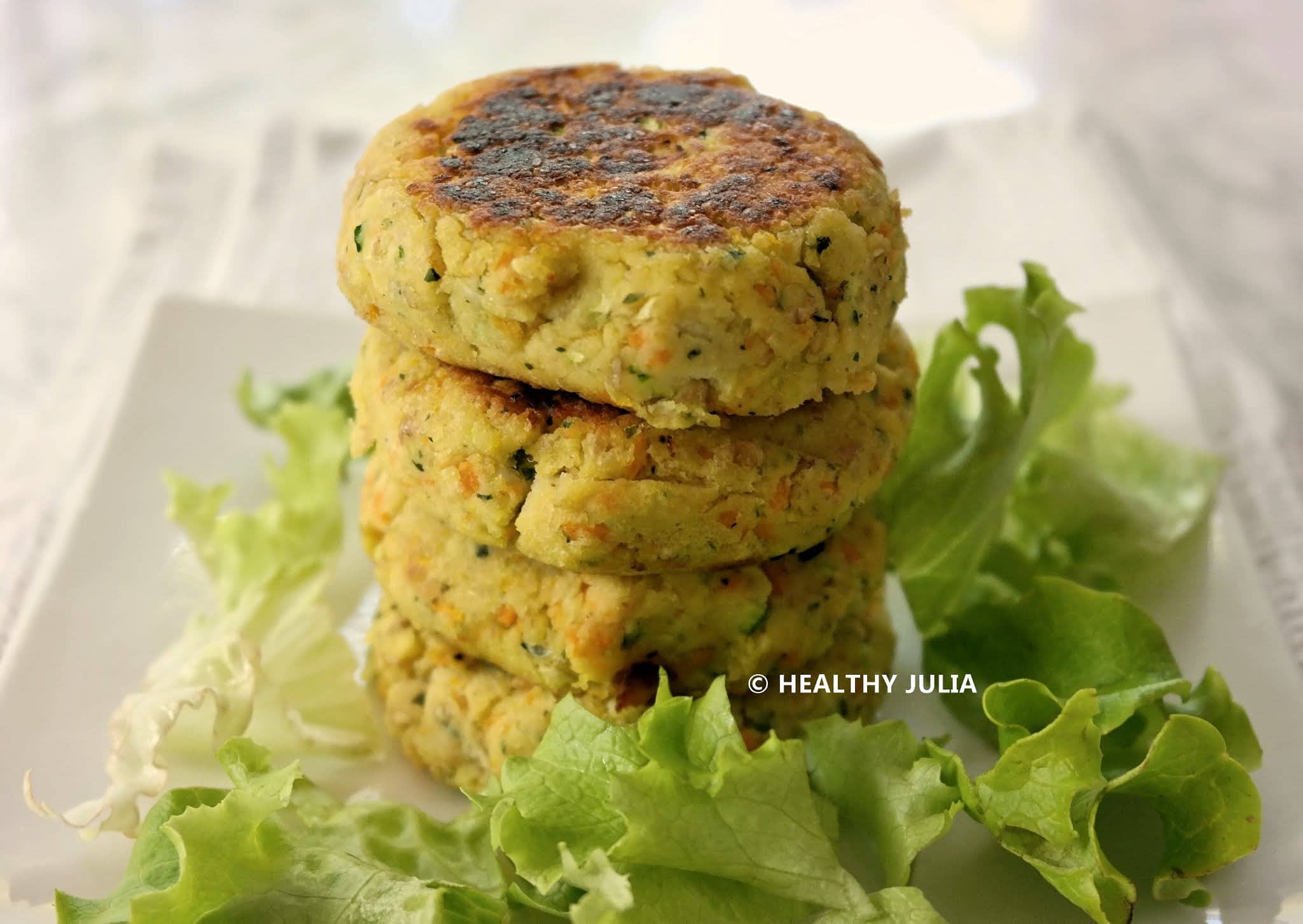 GALETTES À L&rsquo;OKARA ET AUX LÉGUMES
