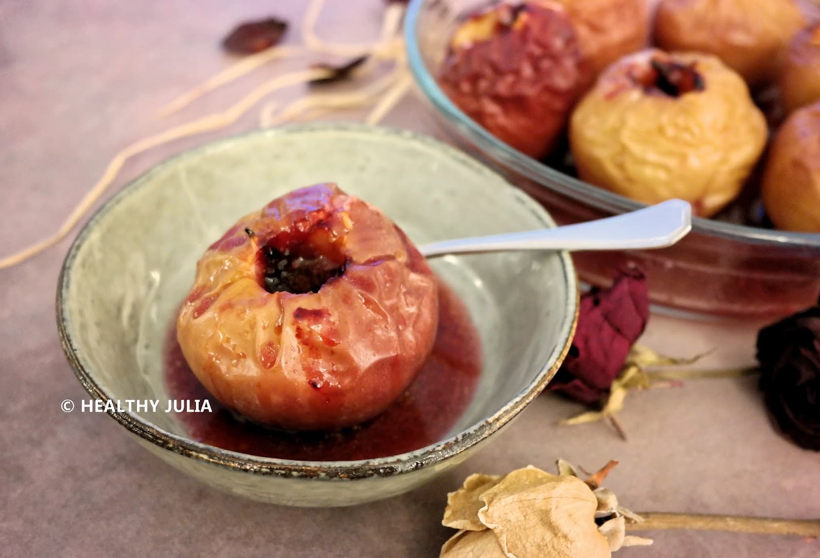 POMMES AU FOUR À LA CONFITURE
