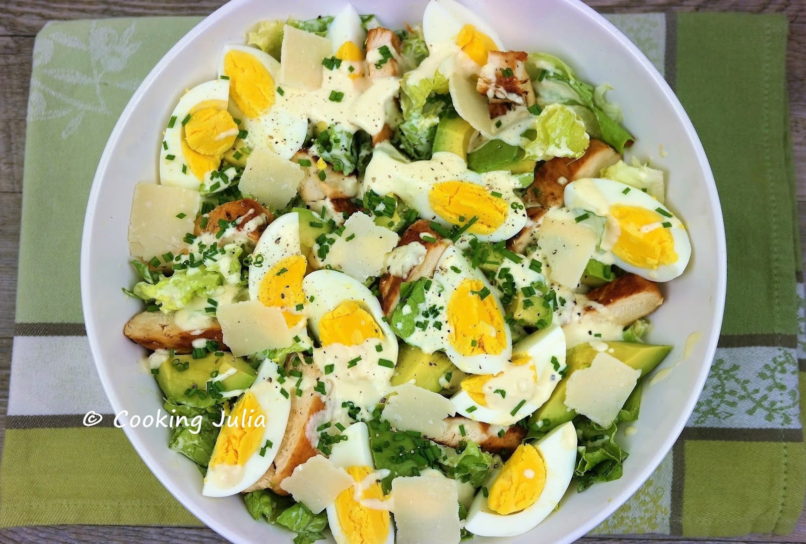 CAESAR SALAD (LOW CARB)