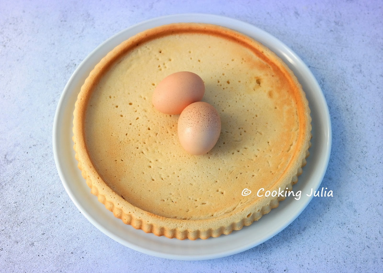 Pâte pour moule à tarte renversée