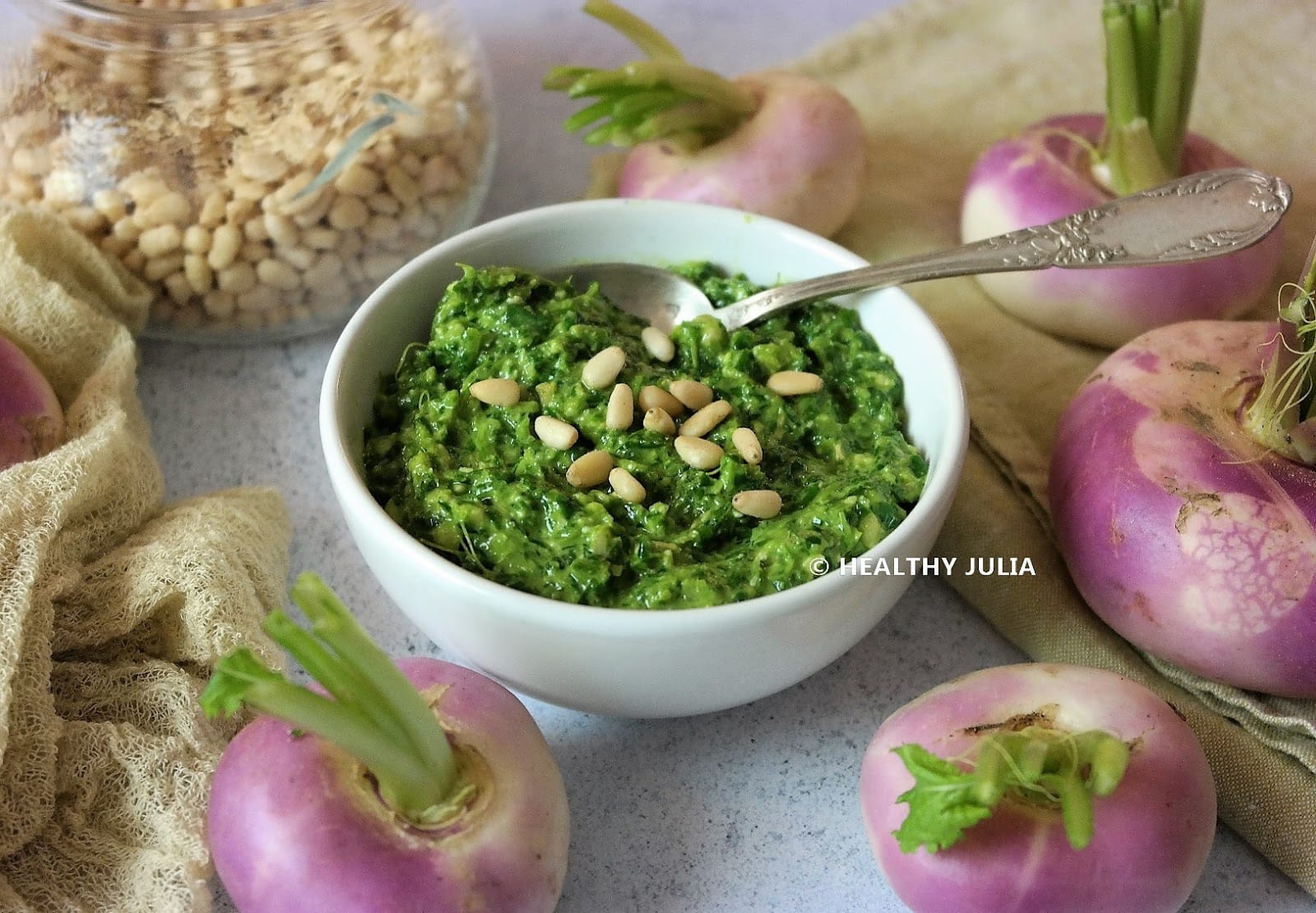 PESTO DE FANES DE NAVETS