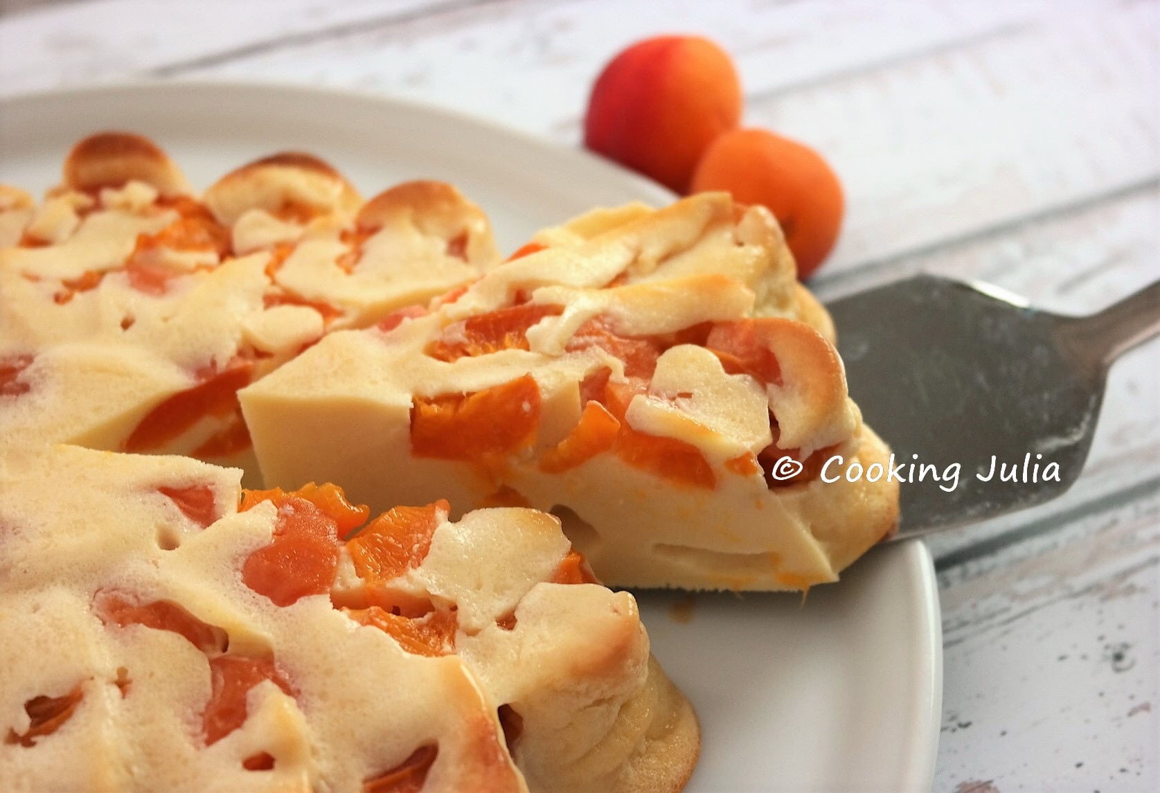 FLAN AU MASCARPONE ET AUX ABRICOTS
