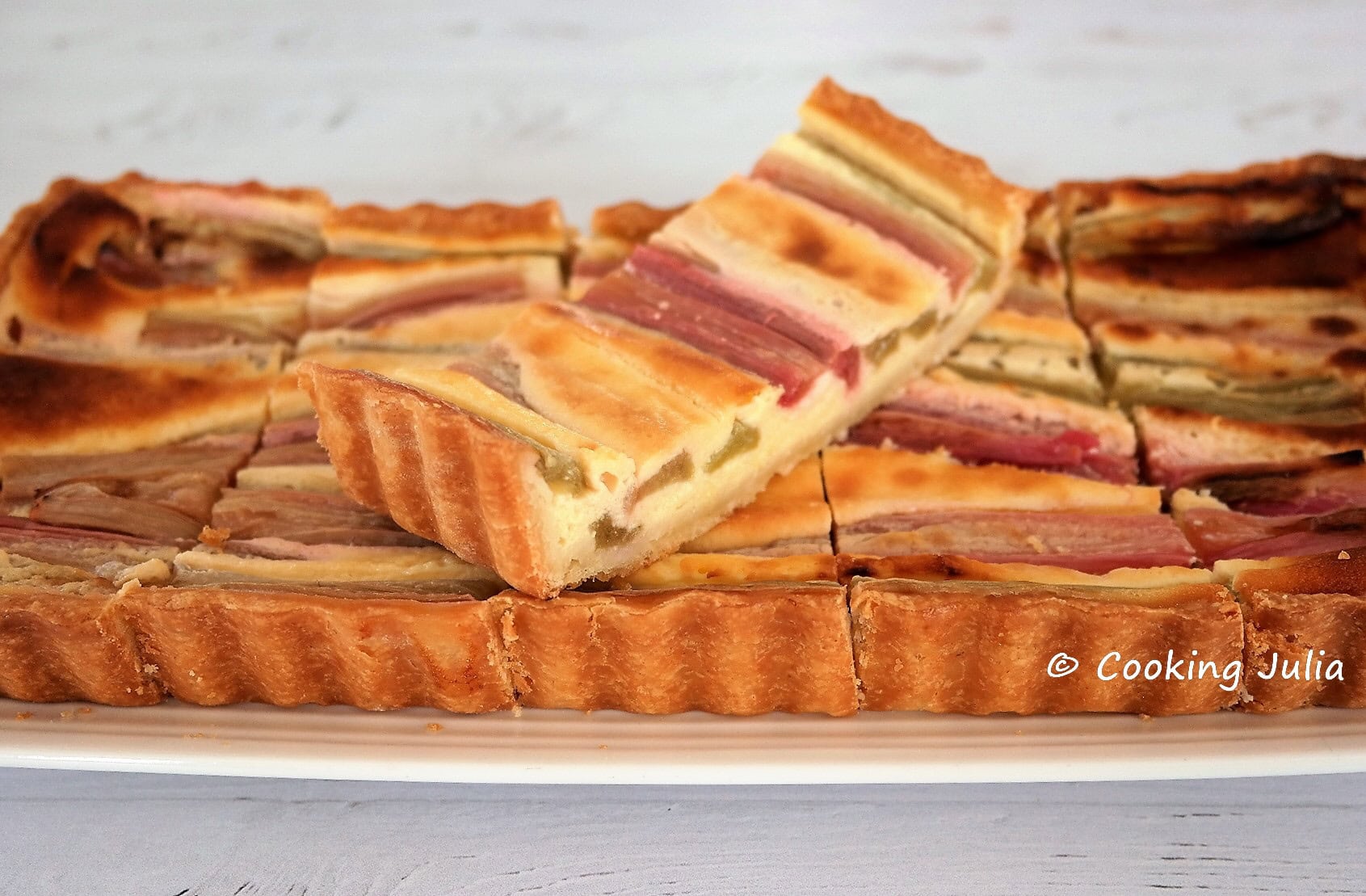 TARTE RHUBARBE-MASCARPONE
