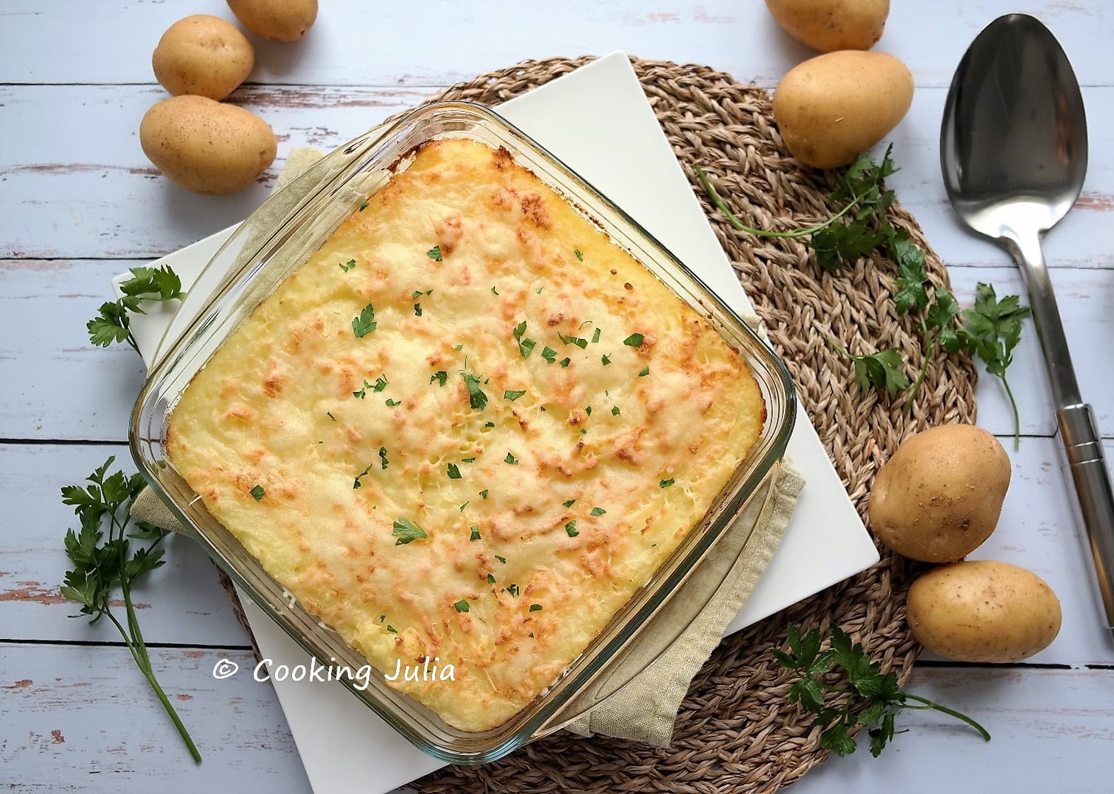 GRATIN DE PURÉE DE POMMES DE TERRE