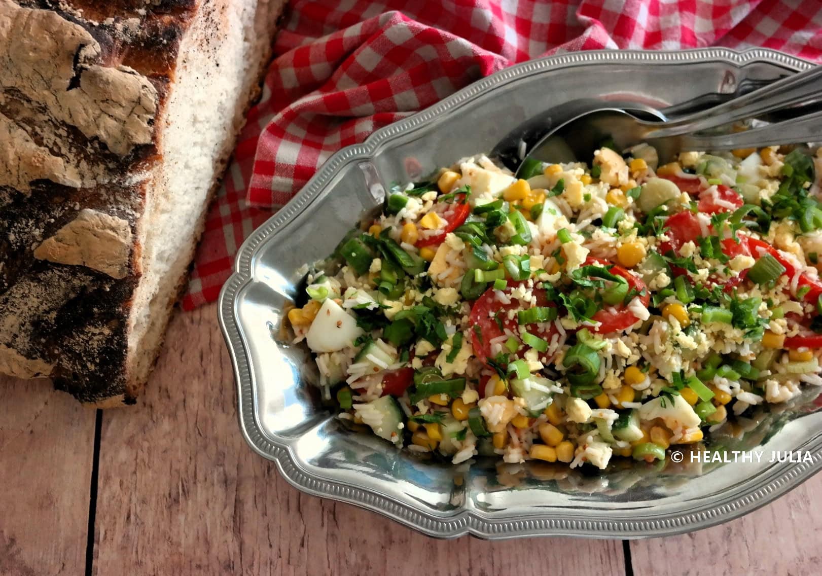 SALADE DE RIZ COMPLÈTE