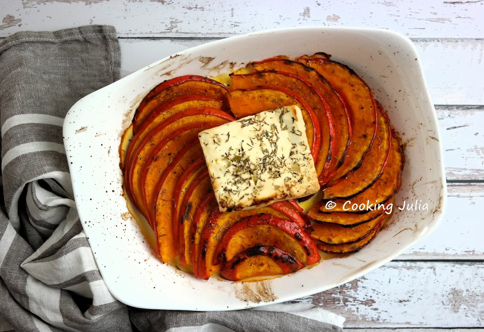 FETA RÔTIE AU POTIMARRON