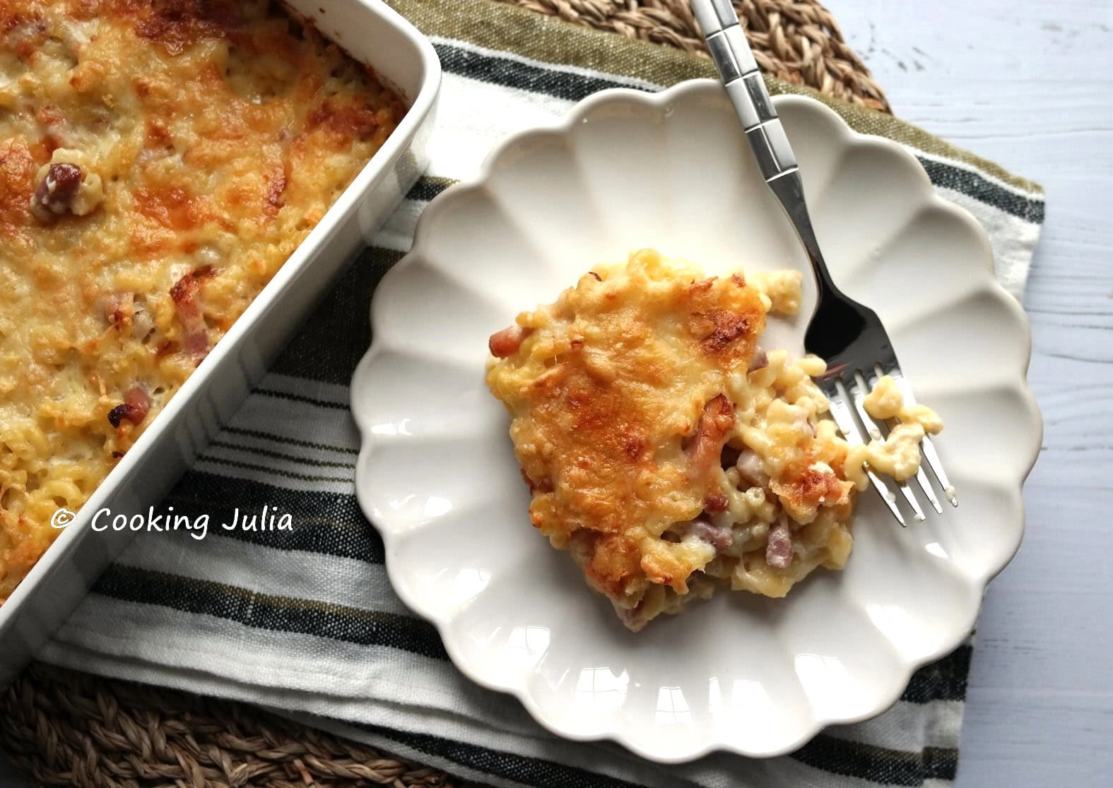 GRATIN DE COQUILLETTES AU MAROILLES