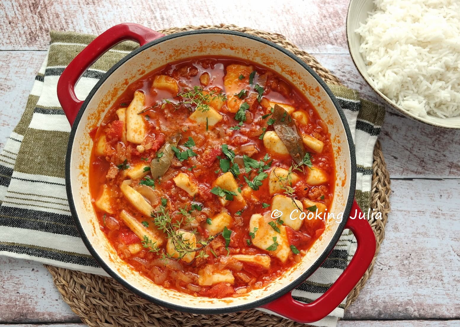 Ragoût de calamars au chorizo de Laurent Mariotte