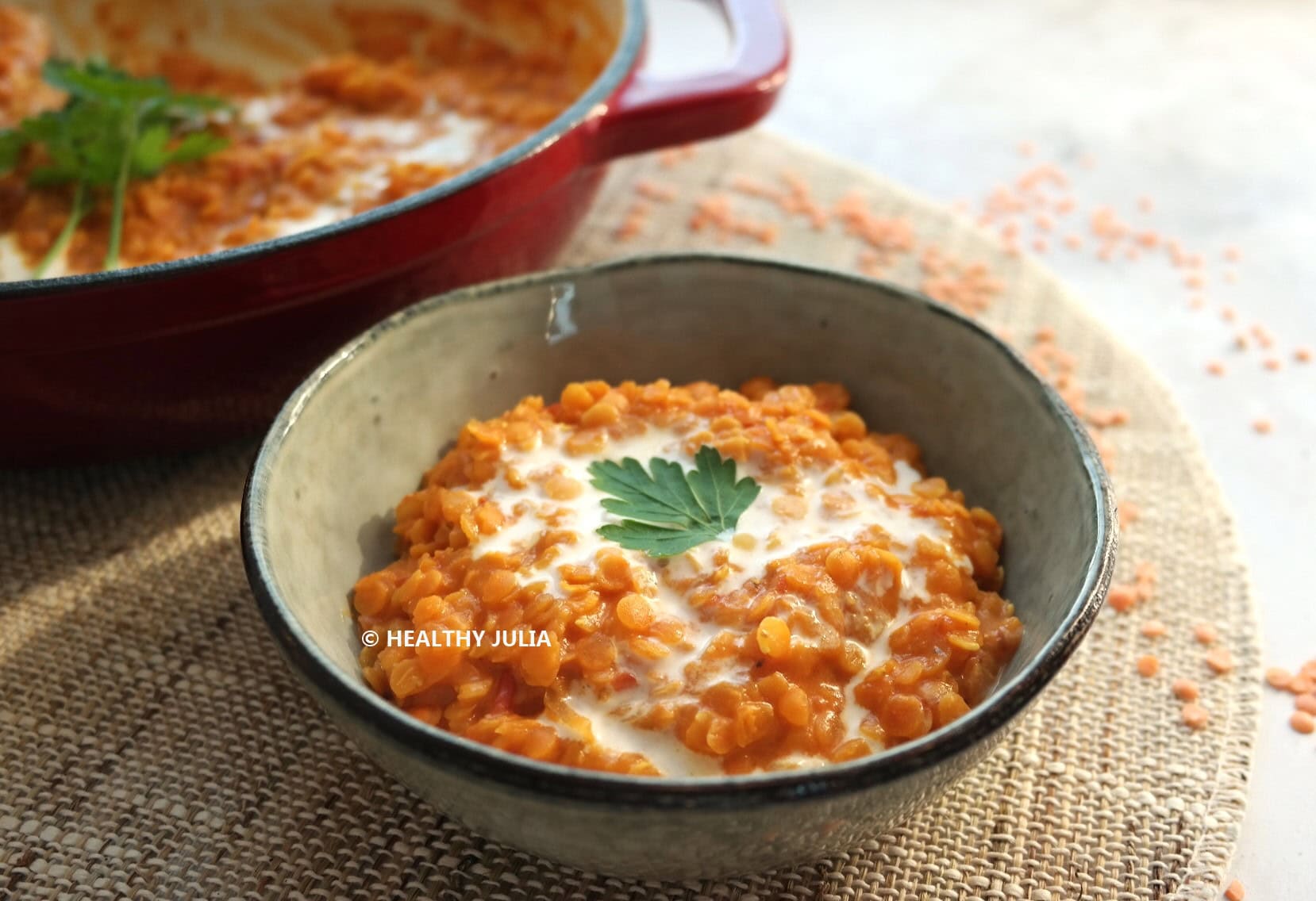 DHAL DE LENTILLES CORAIL