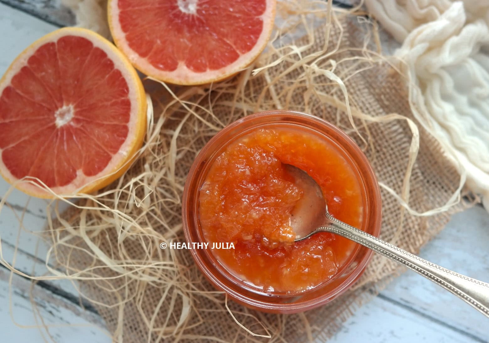 CONFITURE DE PAMPLEMOUSSE AU CITRON