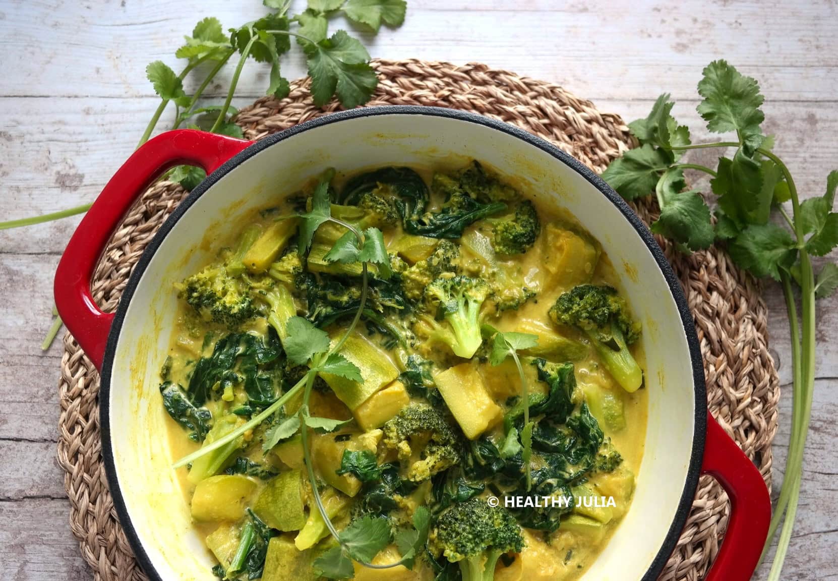 CURRY DE LÉGUMES VERTS
