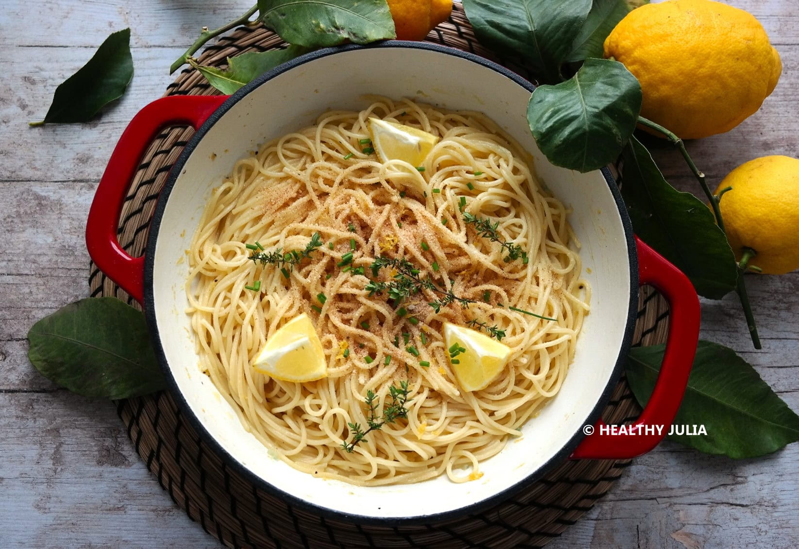 SPAGHETTI AIL ET CITRON