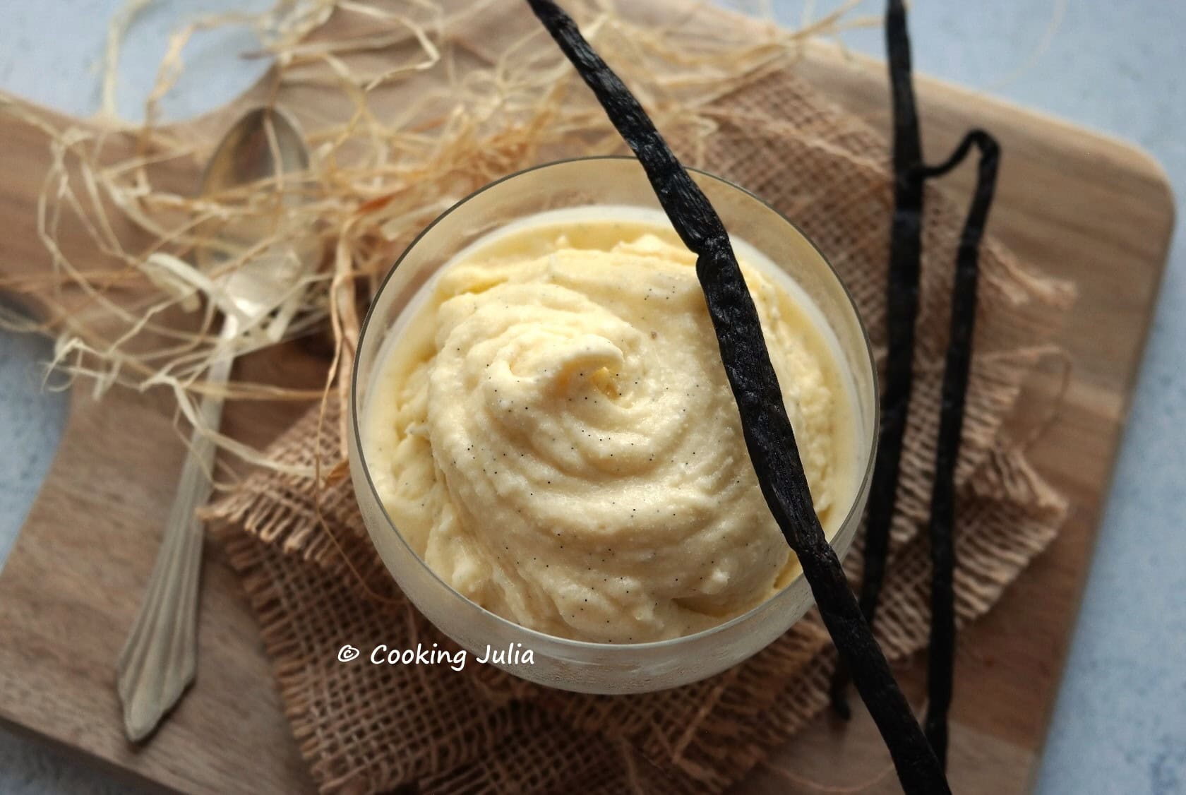 GLACE VANILLE À L&rsquo;ITALIENNE